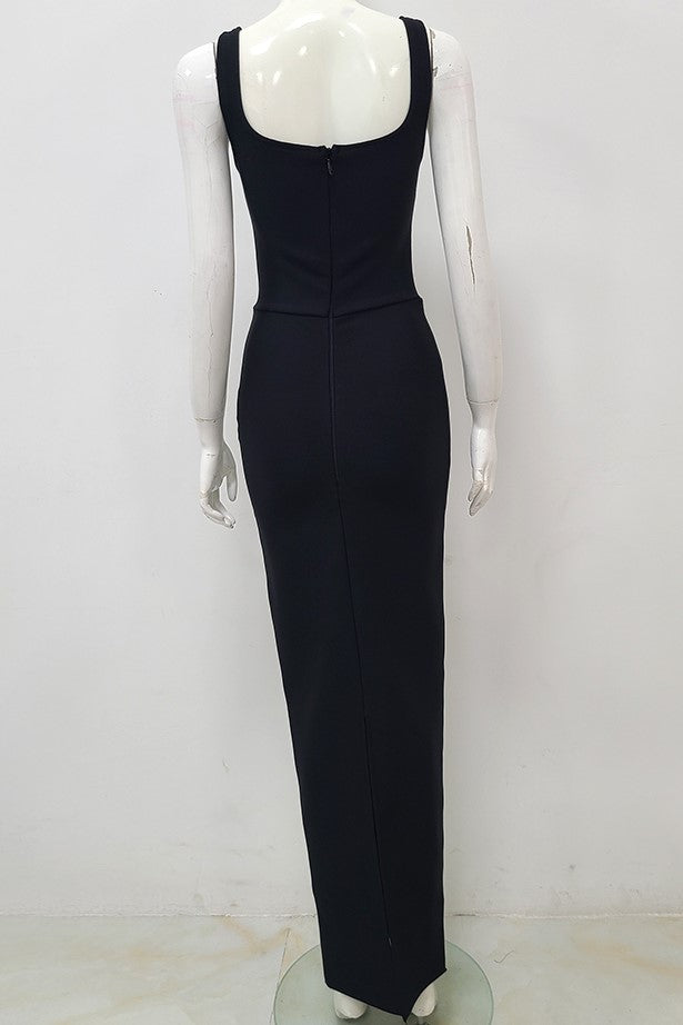 ISLA DIAMANTE MAXI BANDAGE DRESS COCKTAIL PARTY