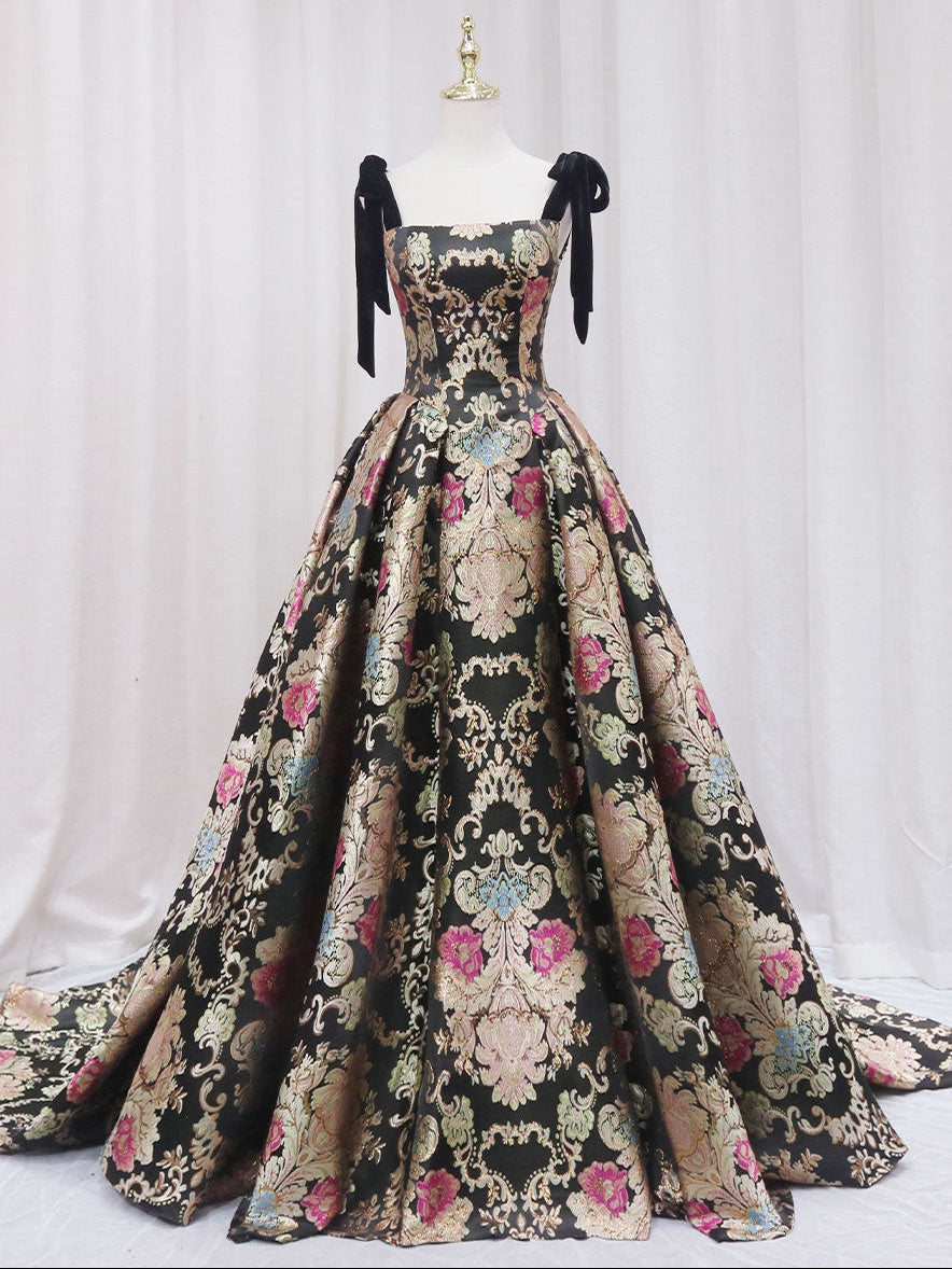 44_918x_66ce5ab0-8d80-465e-b366-d9f533cc27d1 BLACK GOLD SATIN A-LINE PROM GOWN