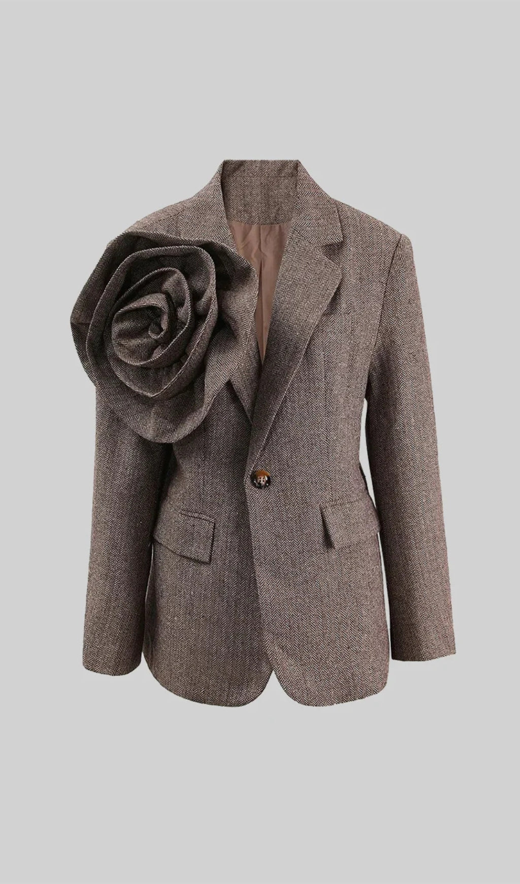 HERRINGBONE TWO-PIECE FLOWER SET FOR WEDDING