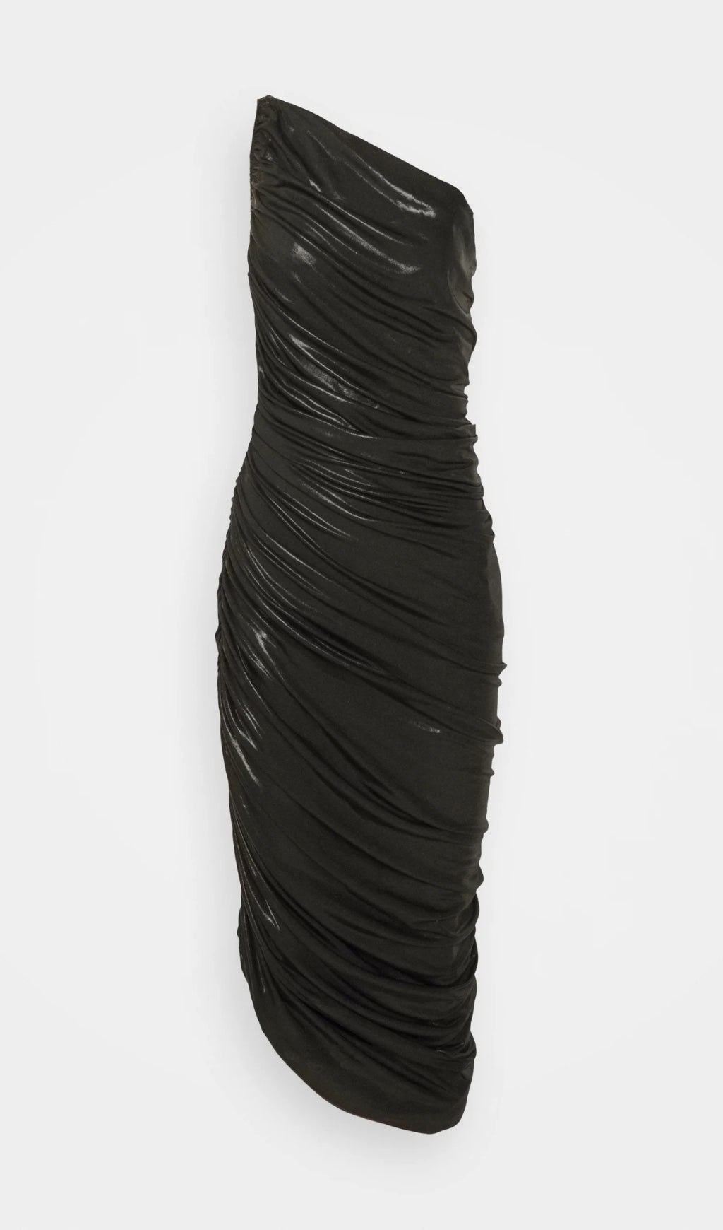 OFF-SHOULDER PLEATED MIDI DRESS FOR WEDDING