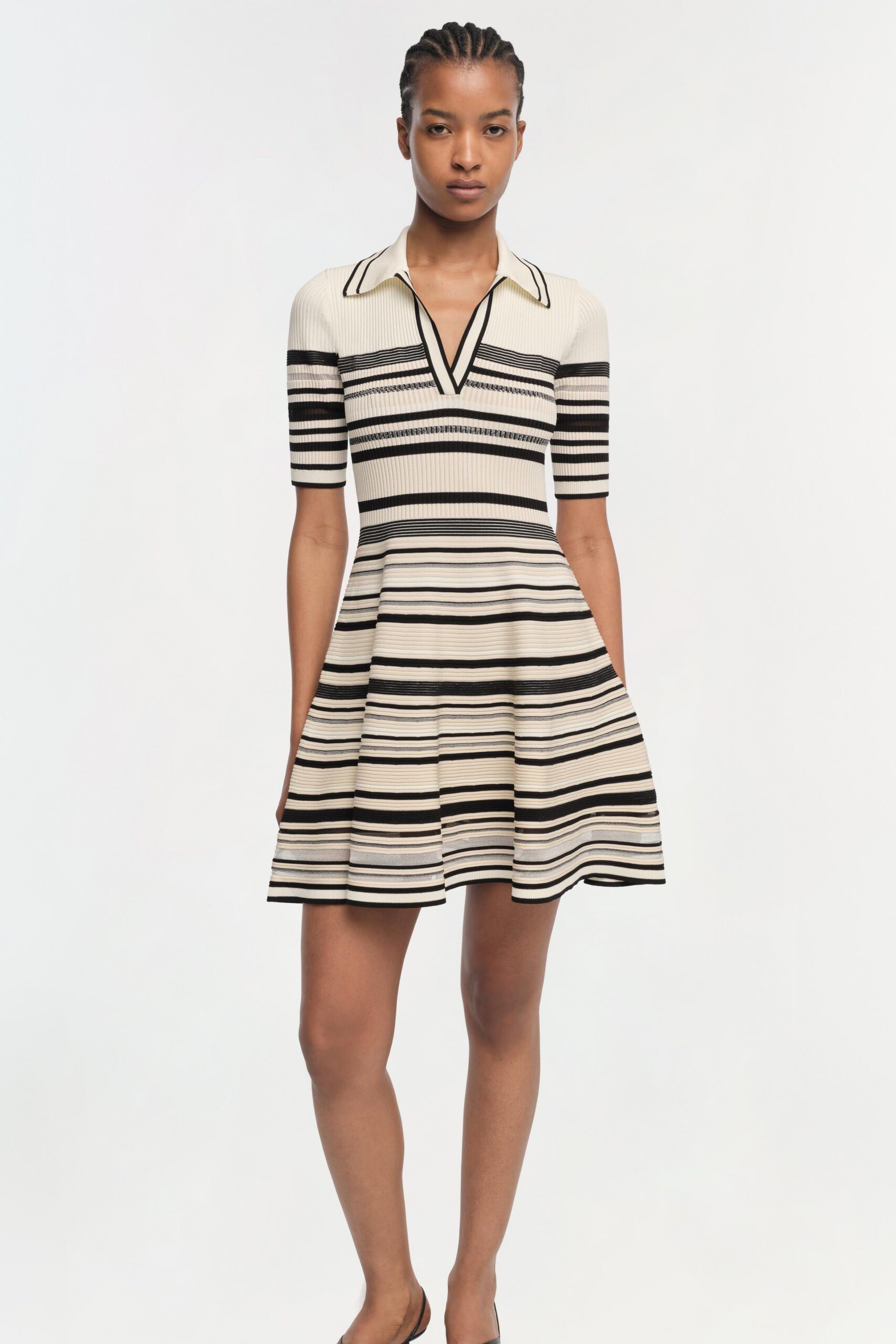 45_424-1019-K_0014 DESSIE STRIPED KNIT MINI DRESS FOR CASUAL