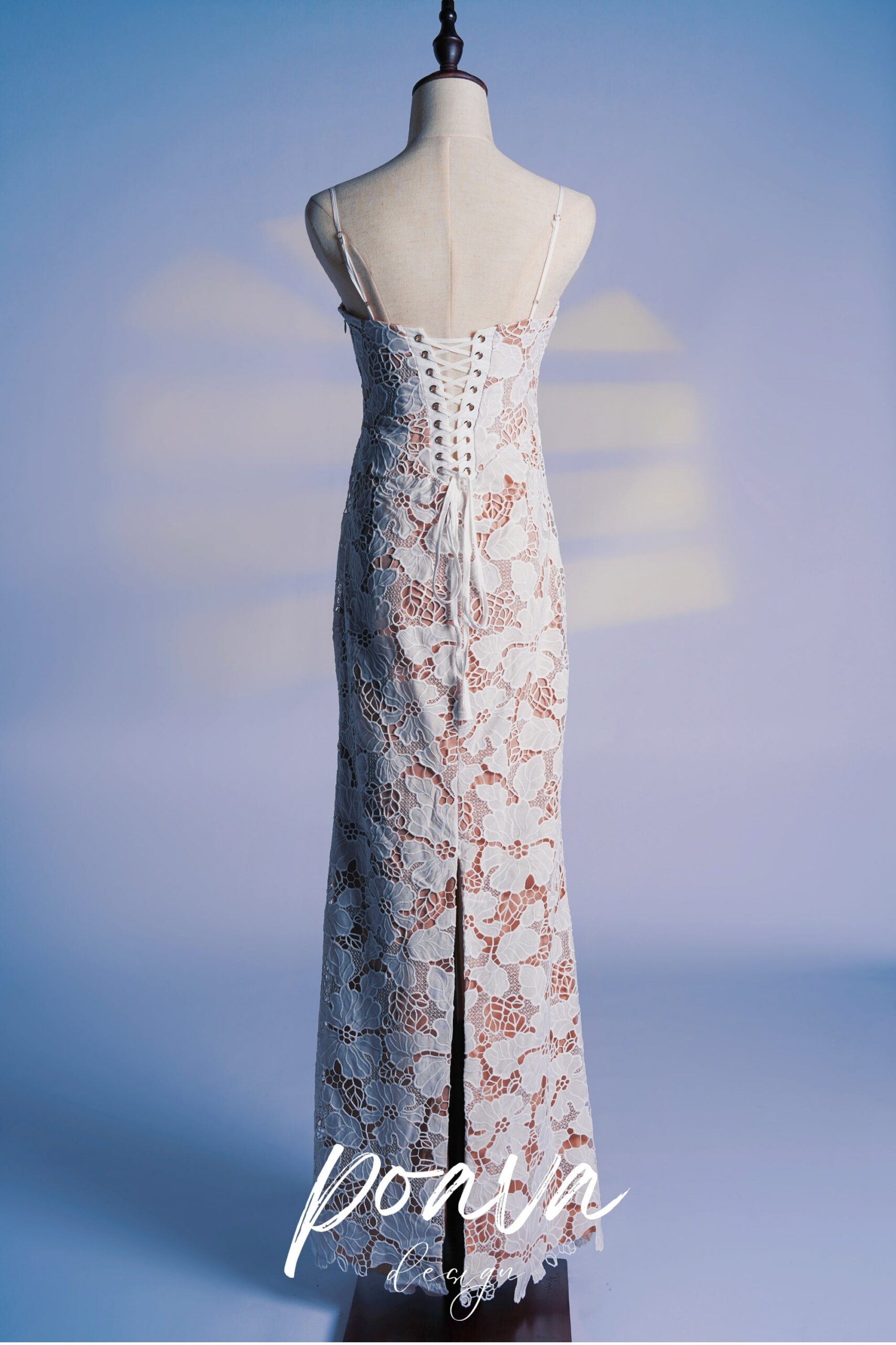 WHITE FLORAL EMBROIDERED MAXI DRESS FOR WEDDING GUEST