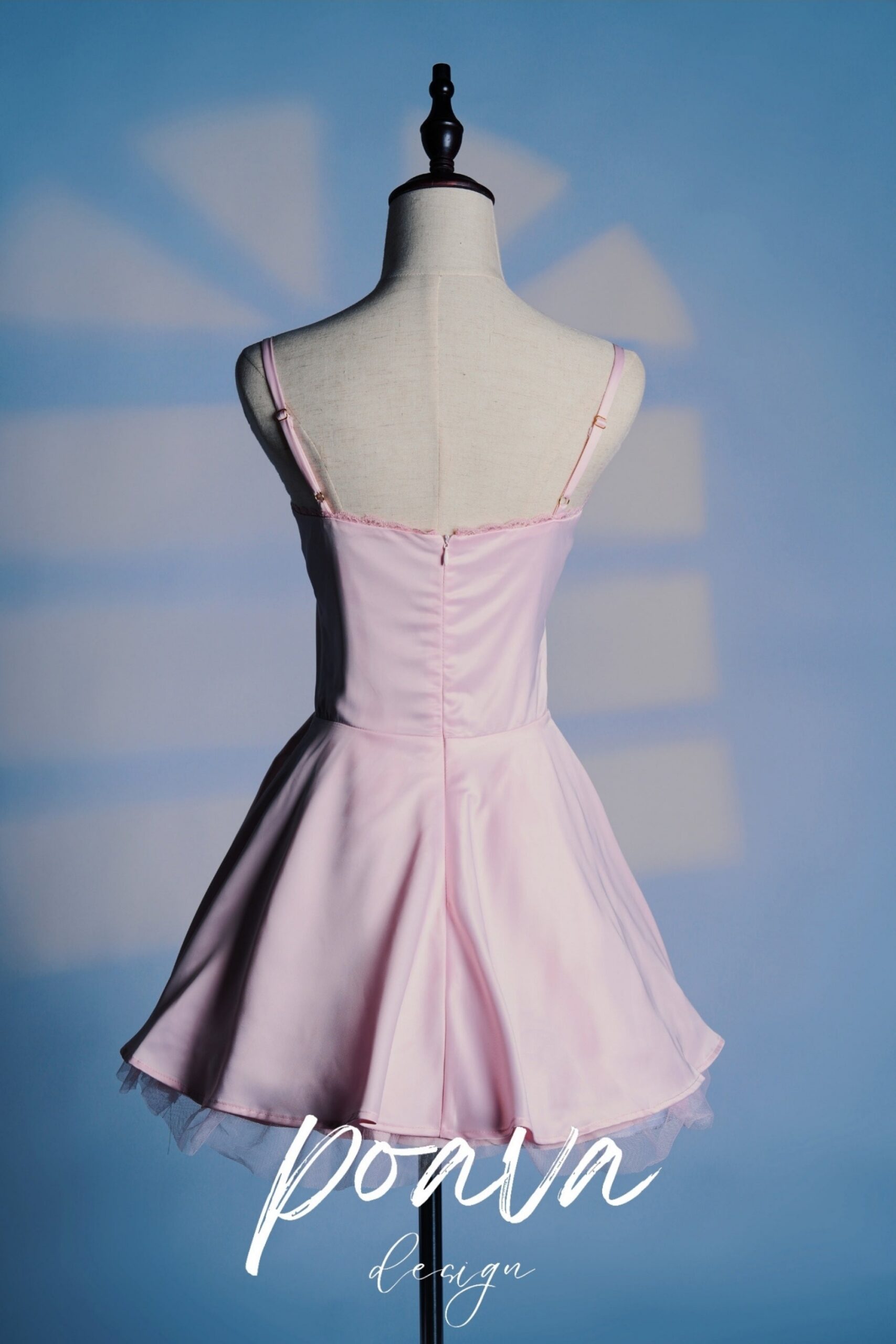 BALLERINA PINK TULLE MINI DRESS FOR PARTIES