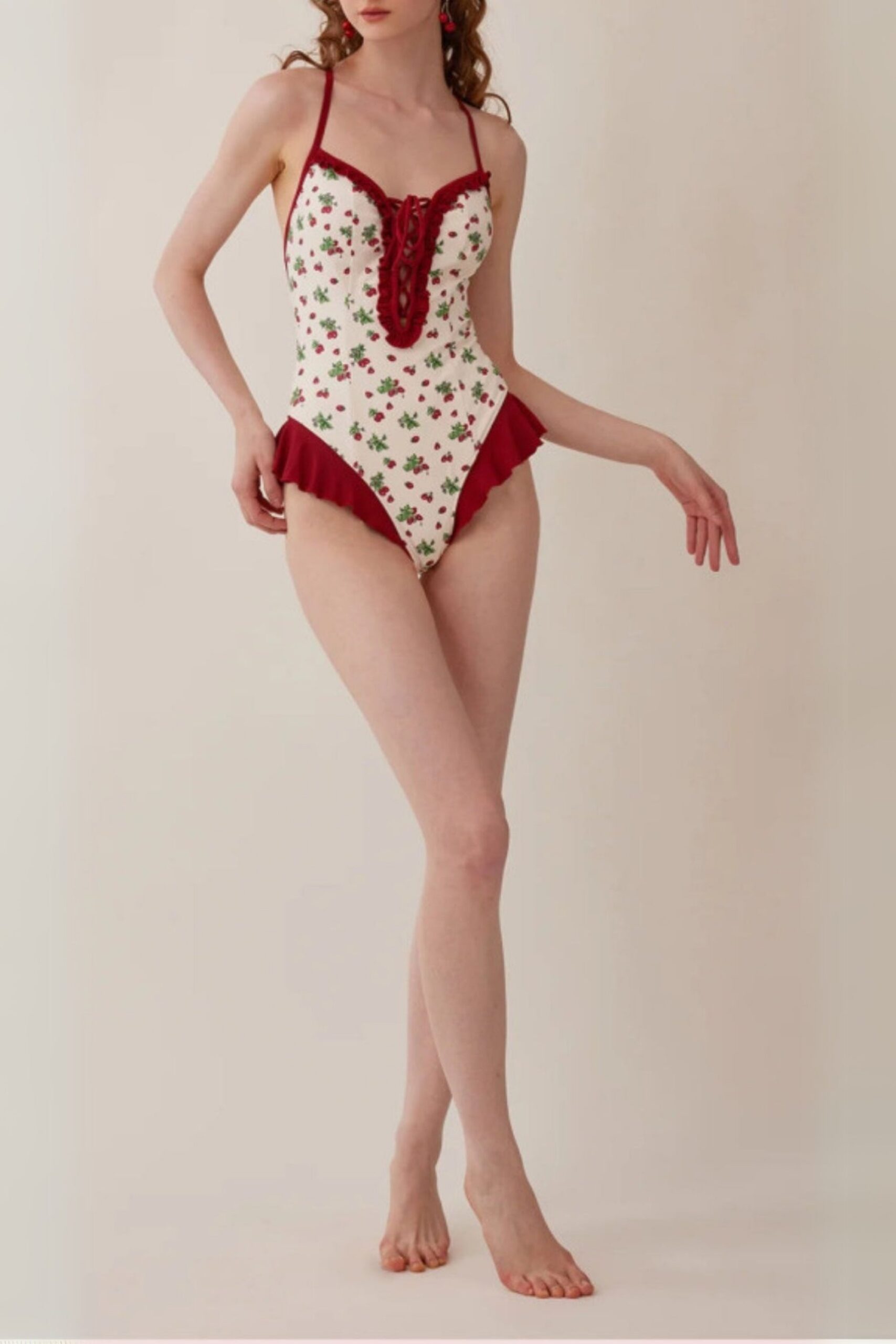 477_d670dd7b-0080-4870-acb0-851487b3fba7 DANDY STRAWBERRY PRINT ONE-PIECE SWIMSUIT