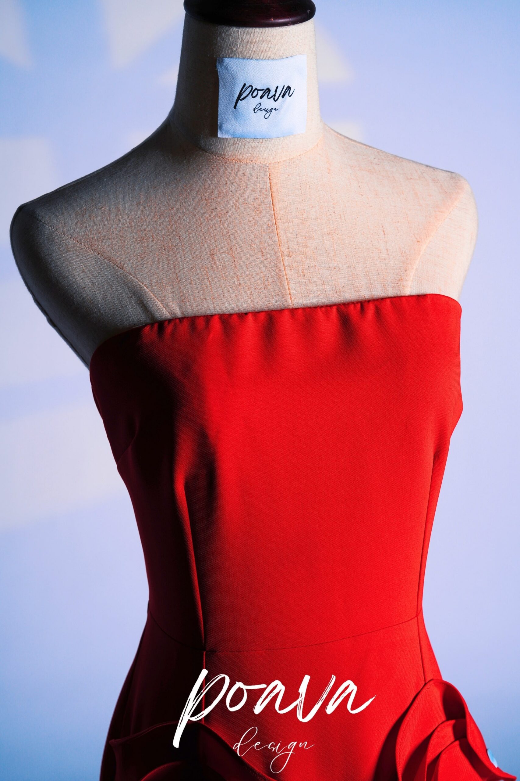 SLEEVELESS RED MINI DRESS, FLORAL PARTY STYLE