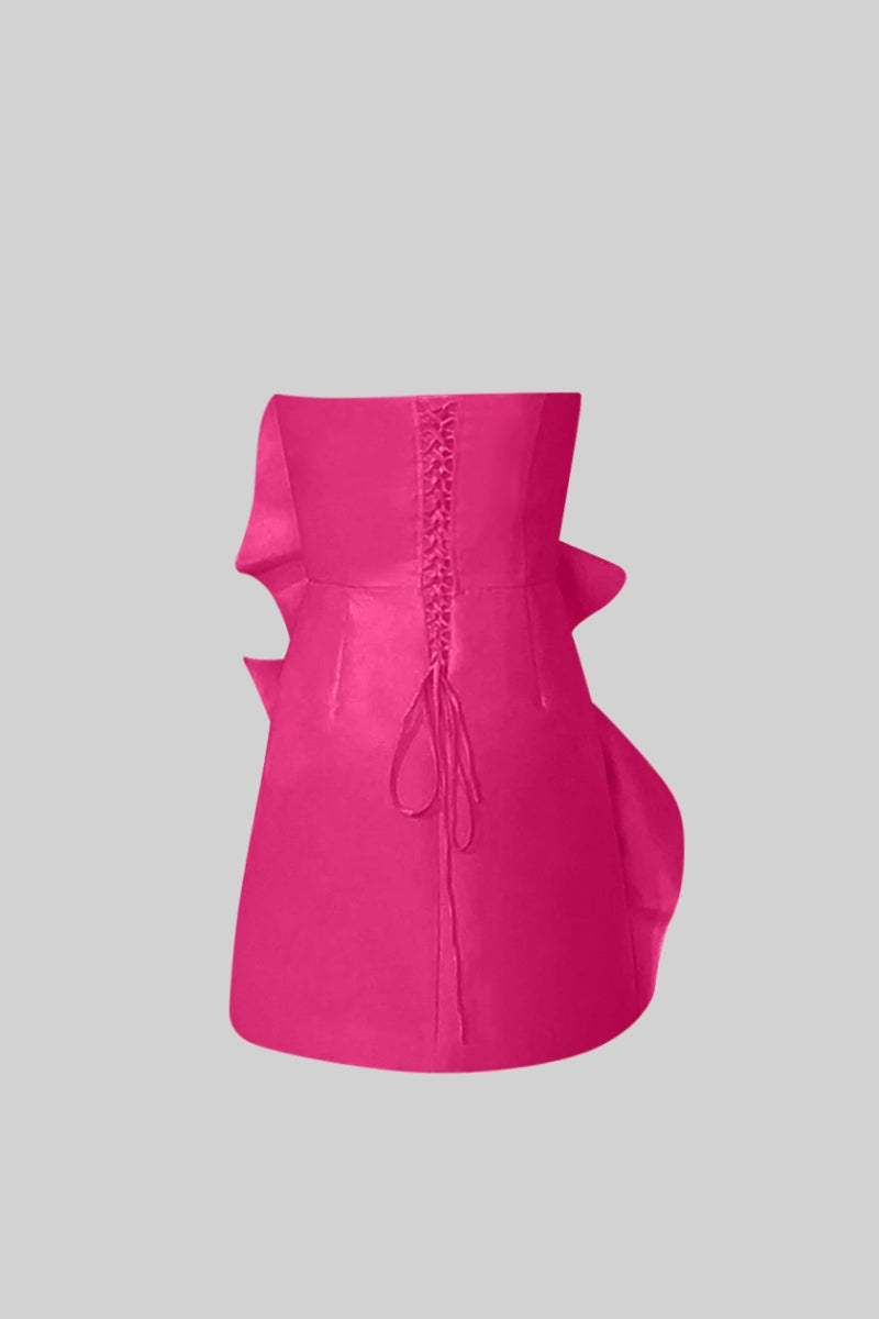 48 VOLUMINOUS FLOWER MIDI DRESS FOR WEDDING GUEST