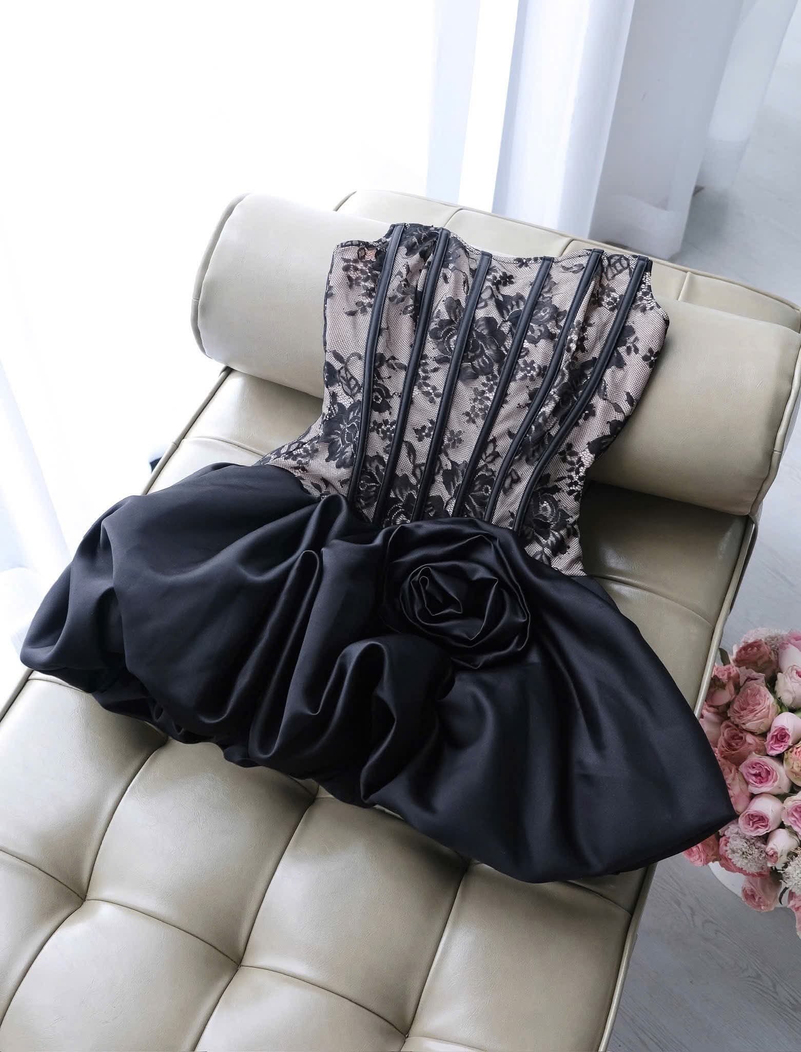 NICOLLA STRAPLESS CORSET MINI DRESS FOR PARTY