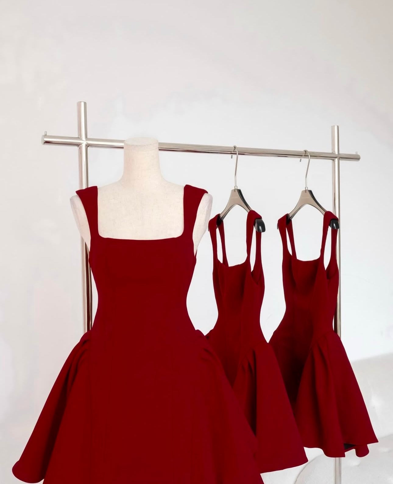 ANGELIE MINI DRESS FOR PARTY, A-LINE SILHOUETTE