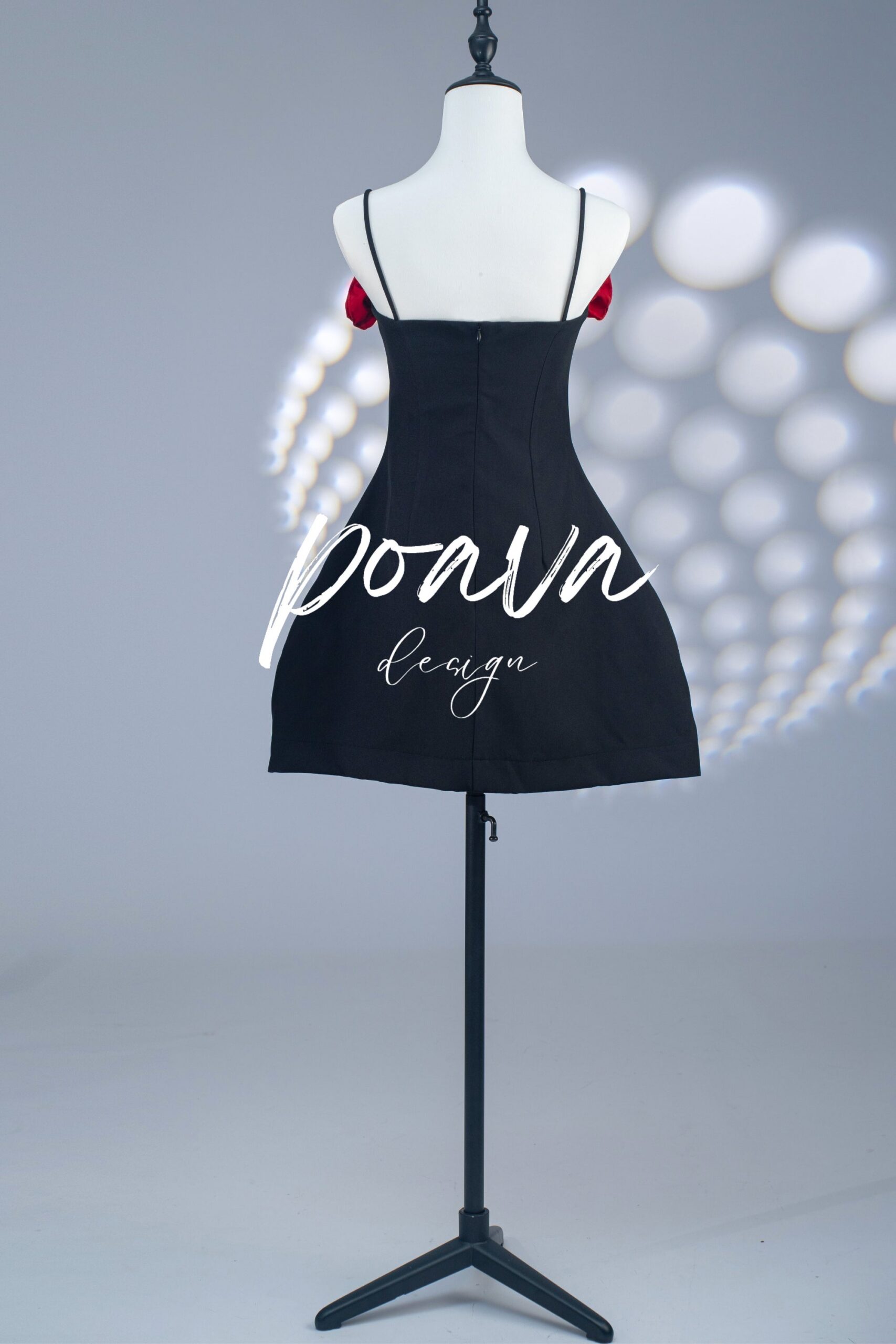RONJA FLOWER MINI DRESS, SPAGHETTI STRAP, PARTY