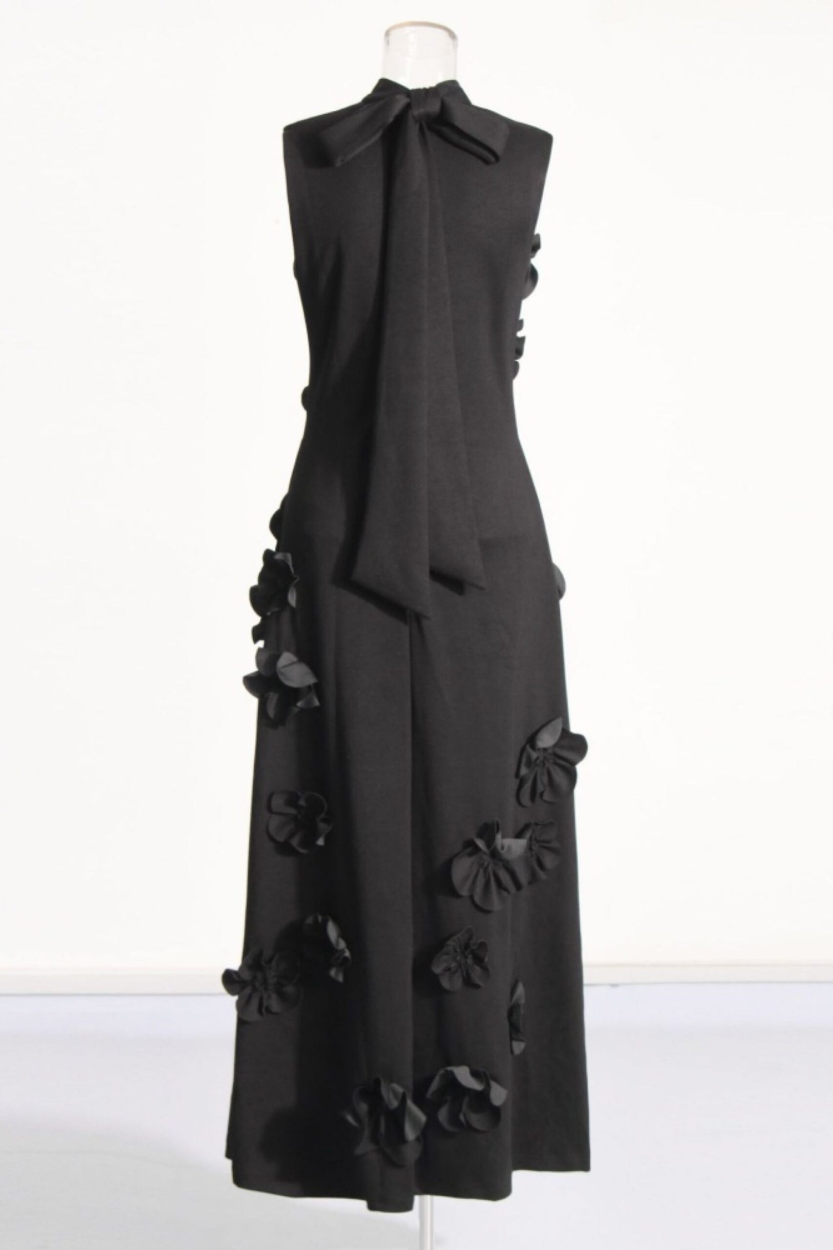 ANNONA BLACK EMBELLISHED MAXI DRESS, FLORAL