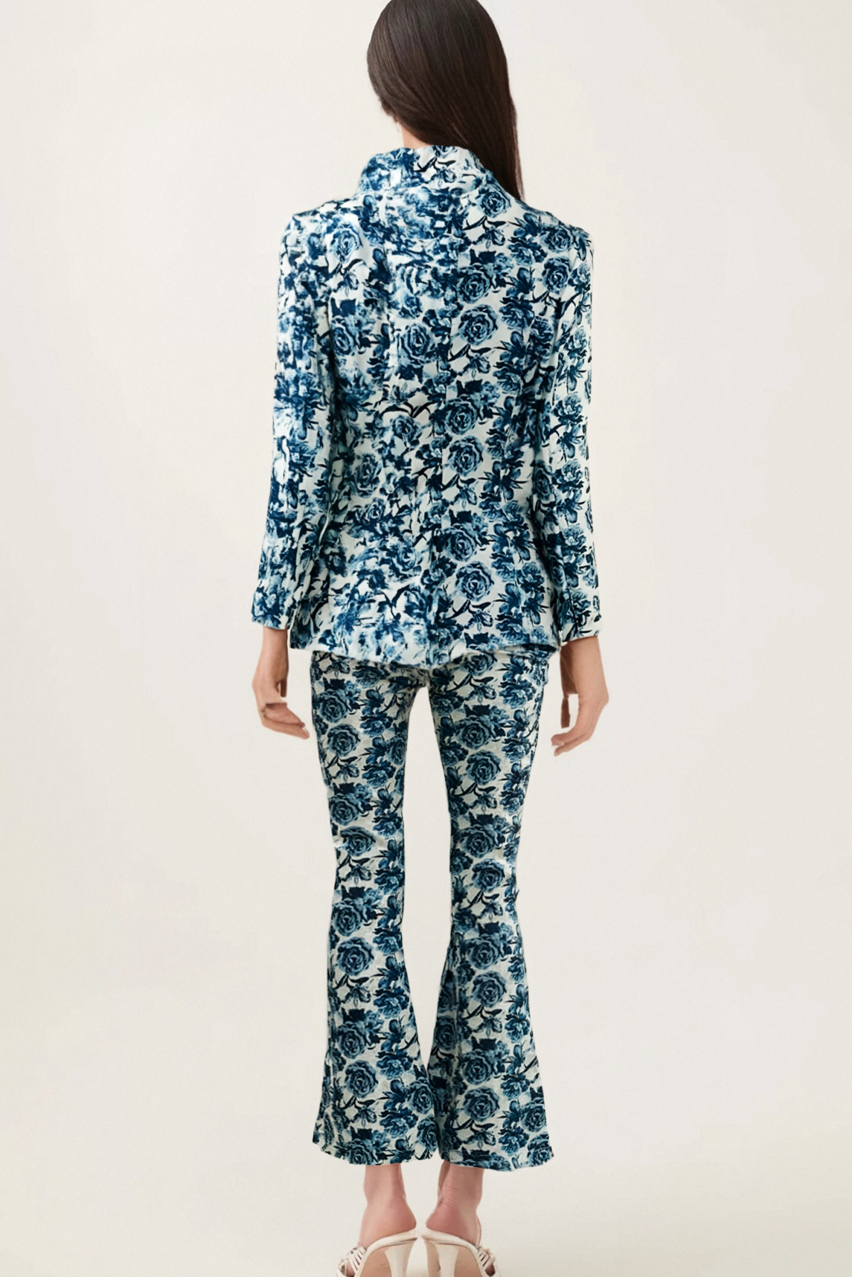 MORGANE FLORAL SET - MATCHING JACKET & TROUSERS