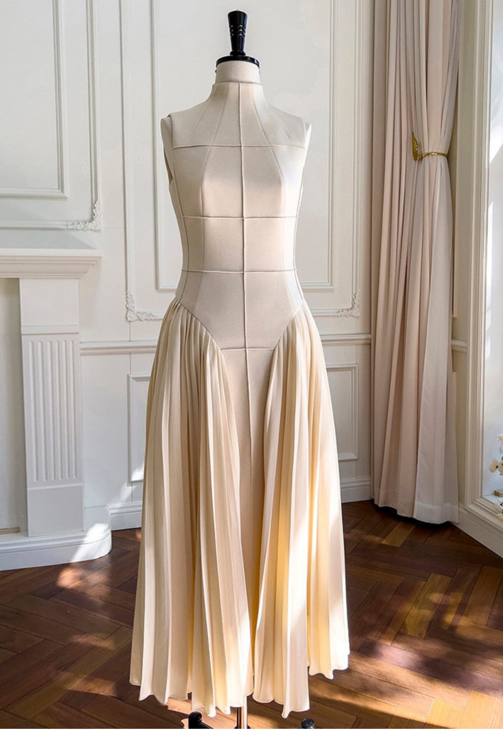 4_95866fb0-a899-40b1-ab0d-21017b2bd803 NUDE RUCHED MIDI DRESS, BODYCON, PARTY
