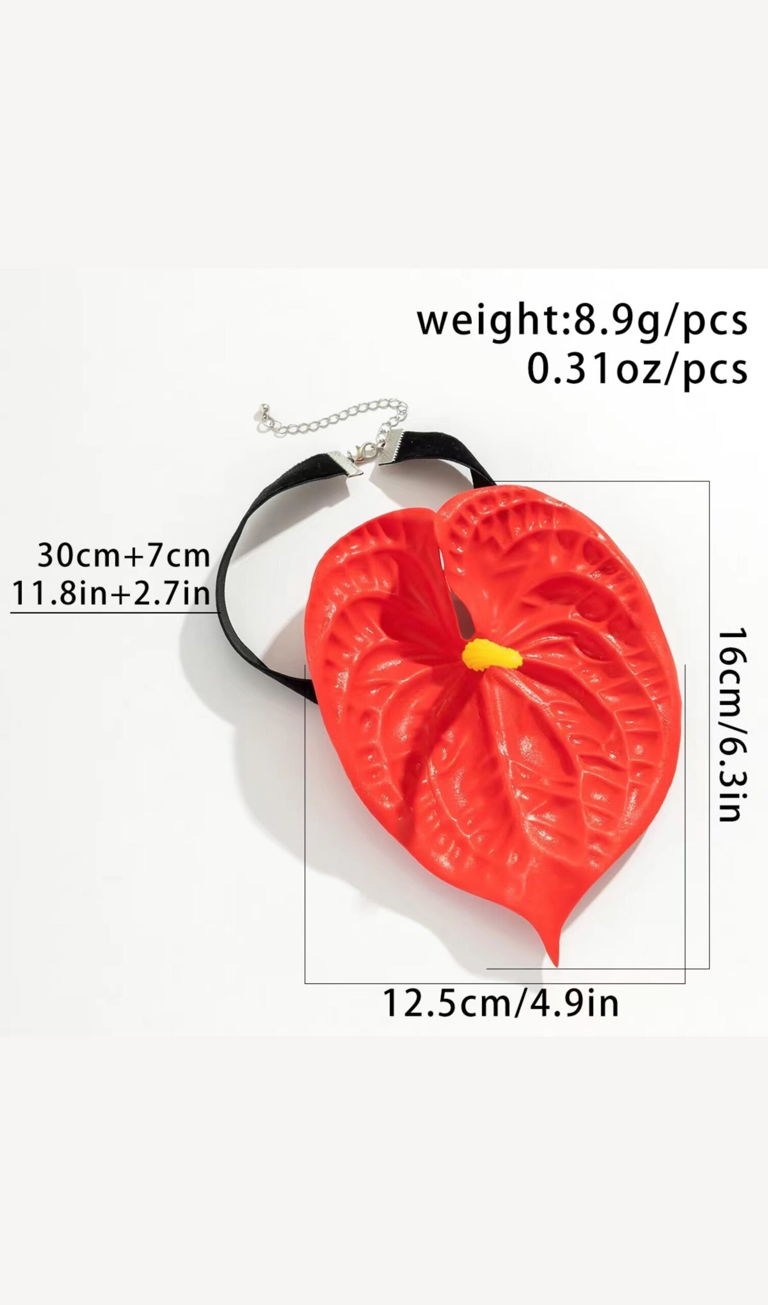 RED VELVET FLOWER CHOKER, FORMAL PARTY
