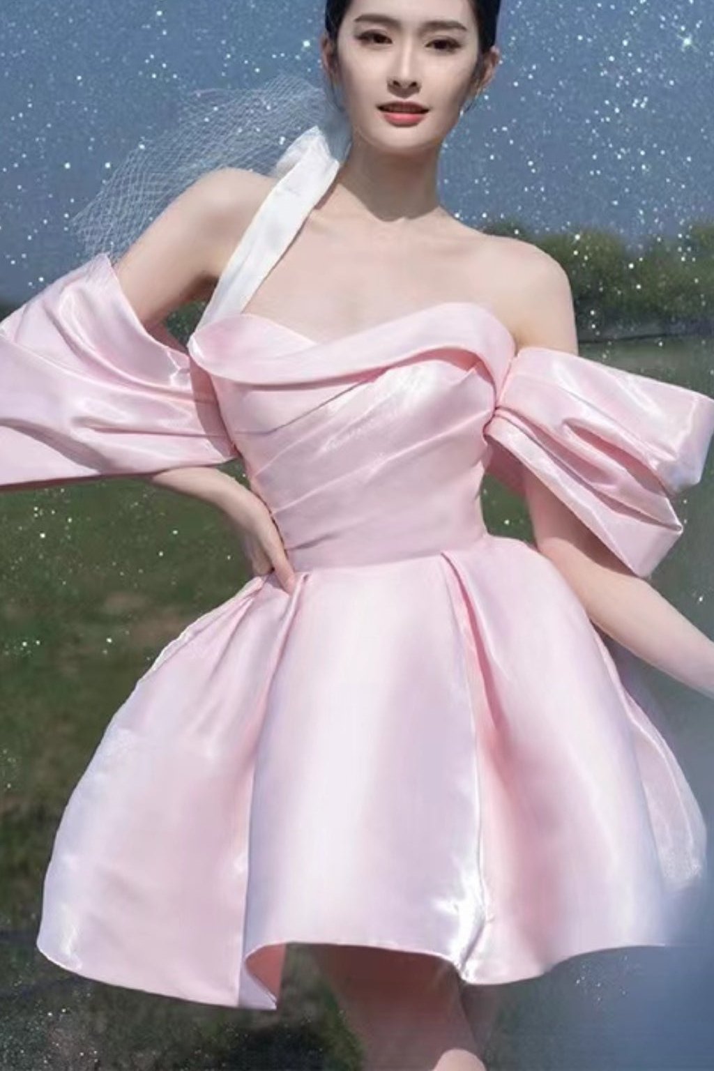 4_b11b2713-54fa-432f-8c57-cbe3c33a1697 SATIN PUFF MINI DRESS PINK PARTY NIGHT