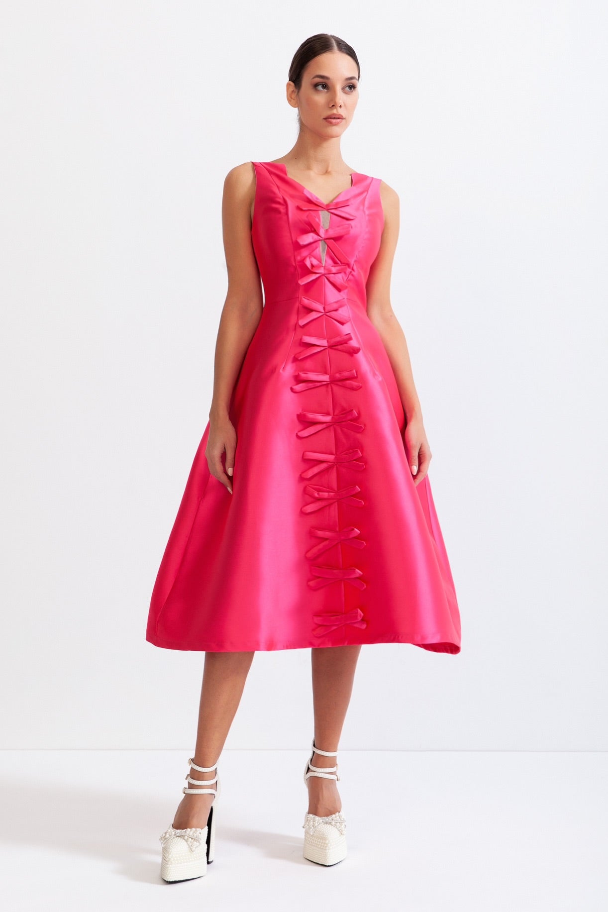 4_b22cb885-da53-4a5e-ac4a-7393e4dd1ec9 BOW DETAIL HOURGLASS MIDI DRESS - FUCHSIA