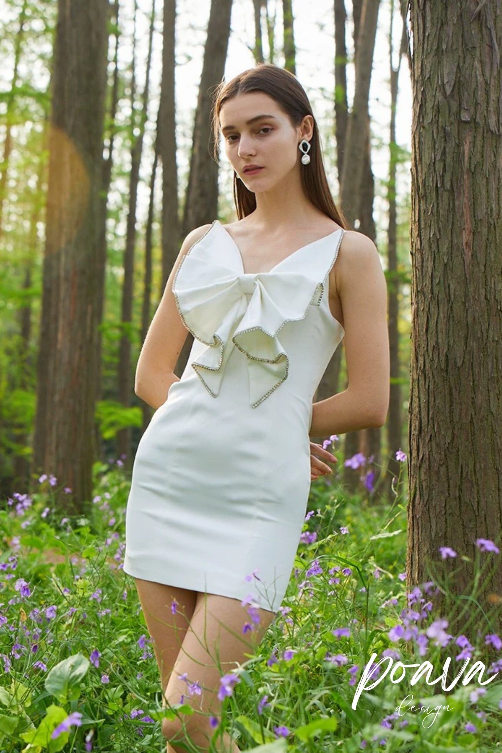 4_b541cd07-c347-4441-8497-a6609c234ce0 WHITE MINI BOW DRESS FOR PARTY