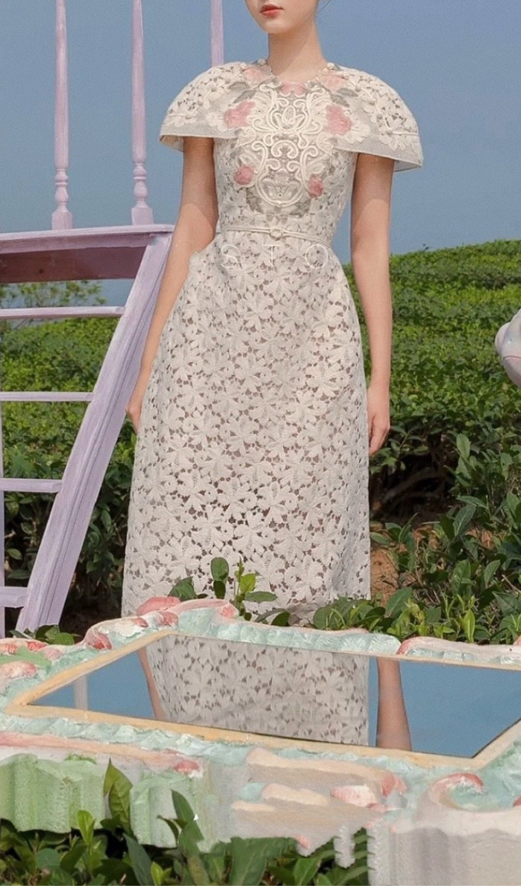 SERAPHIC FLORAL A-LINE DREAM DRESS