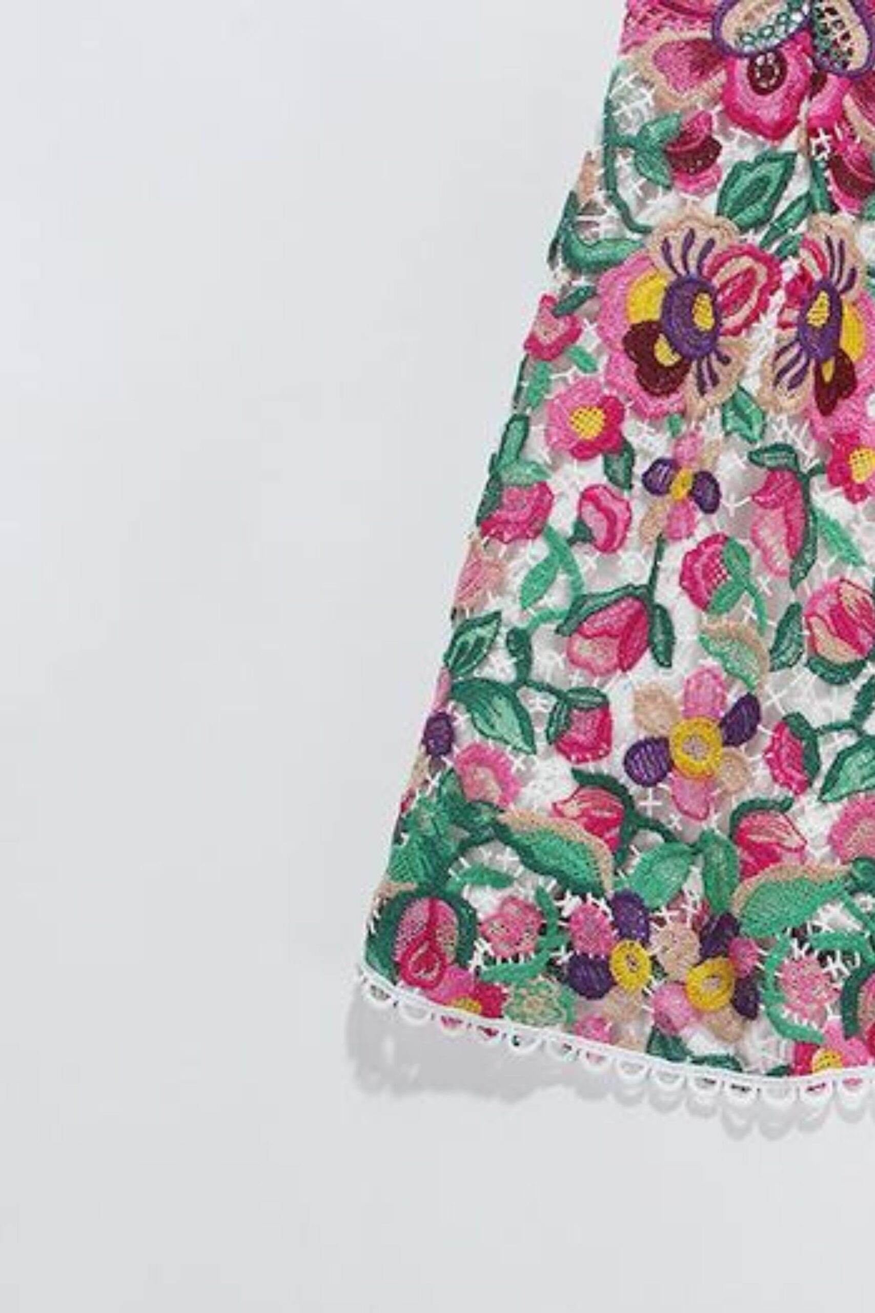 FLORAL LACE LIPSTICK DRESS, EMBROIDERED COCKTAIL