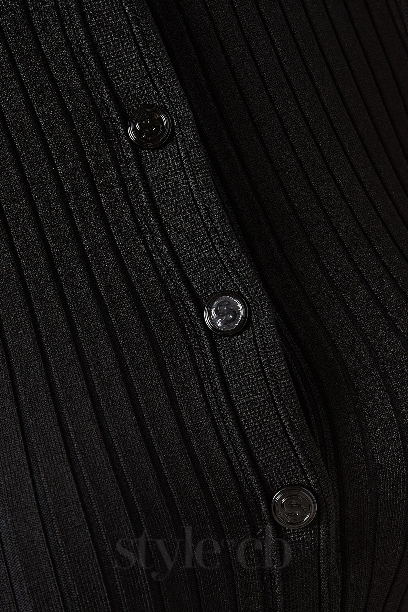 BEULAH KNIT MIDI DRESS, BLACK COCKTAIL