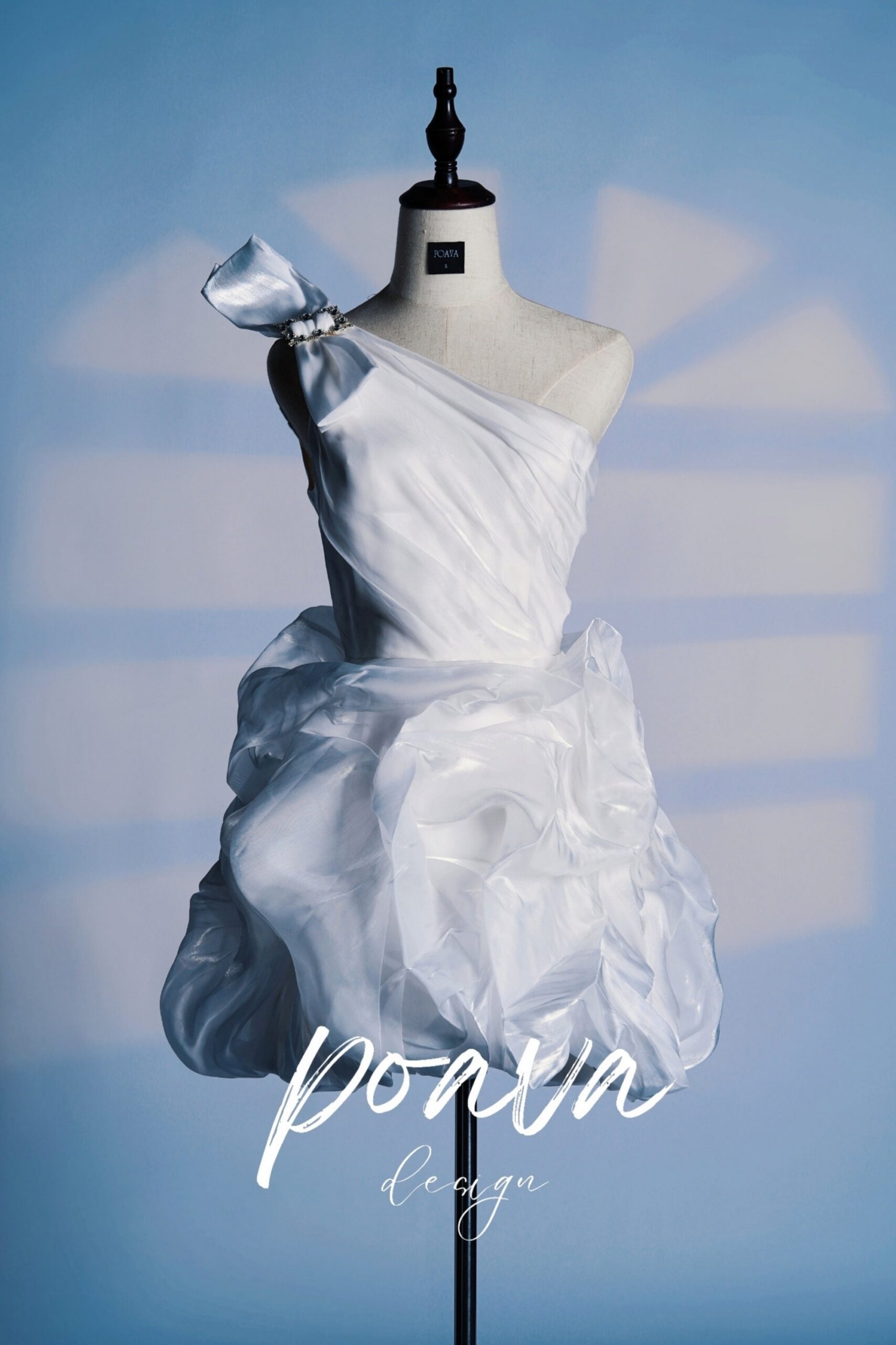 WHITE ONE SHOULDER BOW MINI DRESS, PARTY