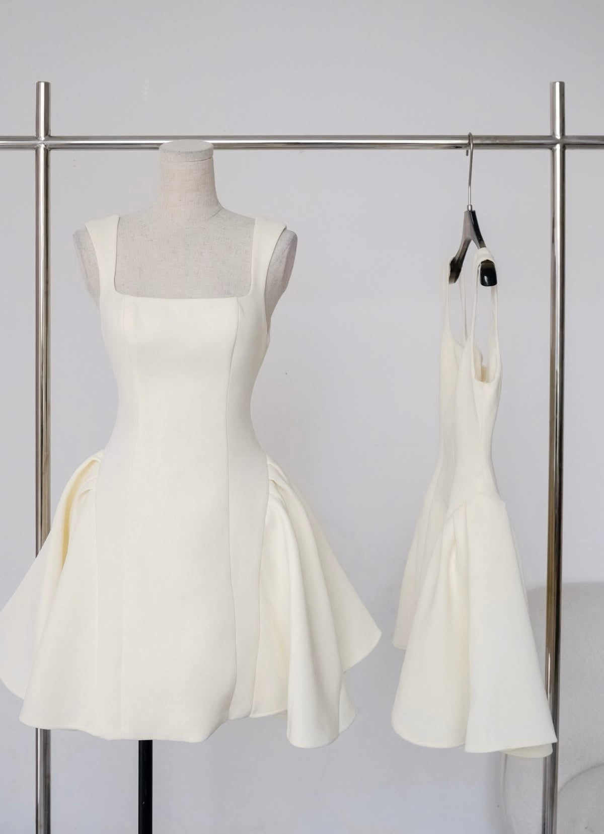 ANGELIE MINI DRESS FOR PARTY, A-LINE SILHOUETTE