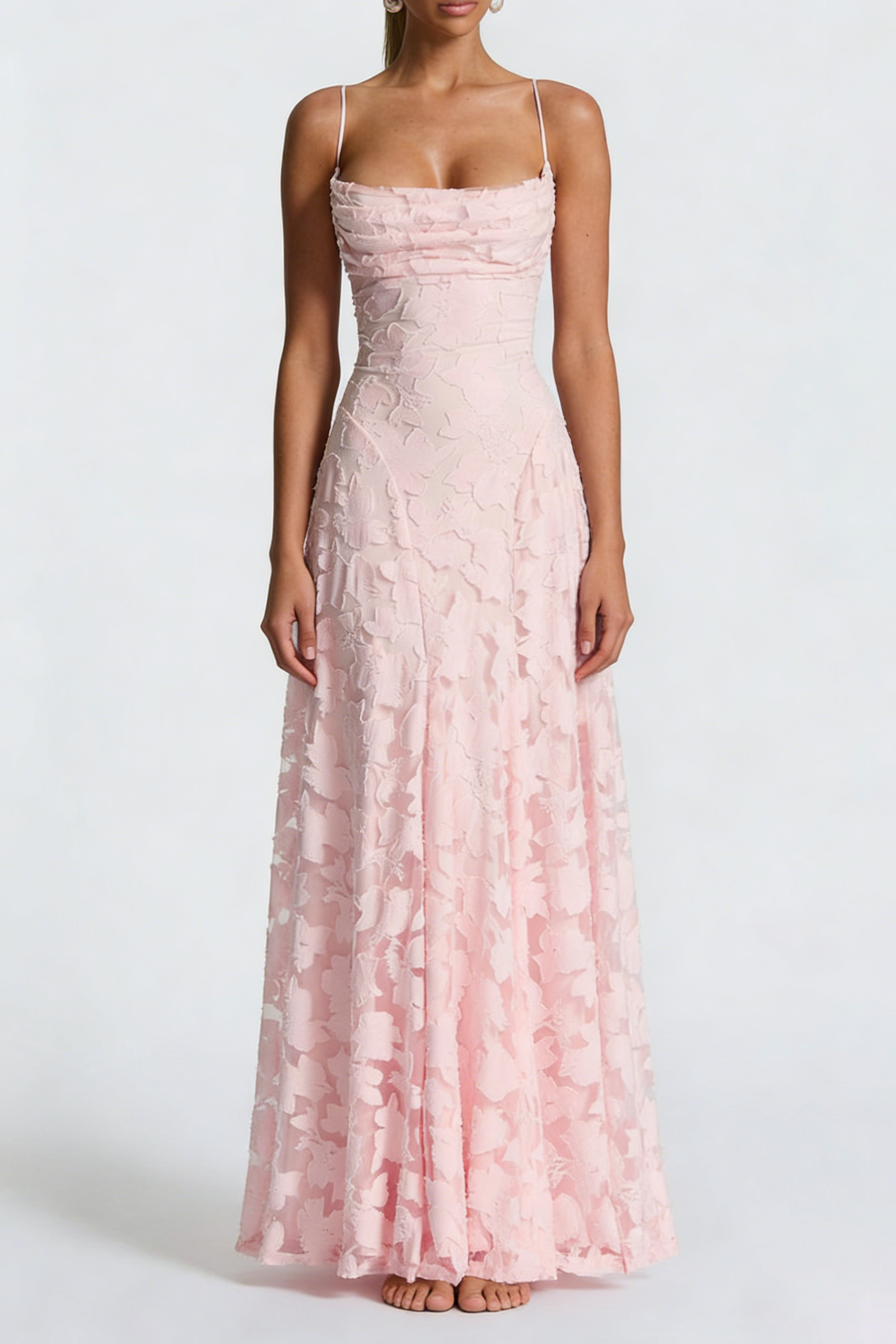 578C0380-4DF2-4DCD-9B25-FC24D31C770F BARDOT BLUSH MAXI DRESS, ROMANTIC WEDDING GUEST