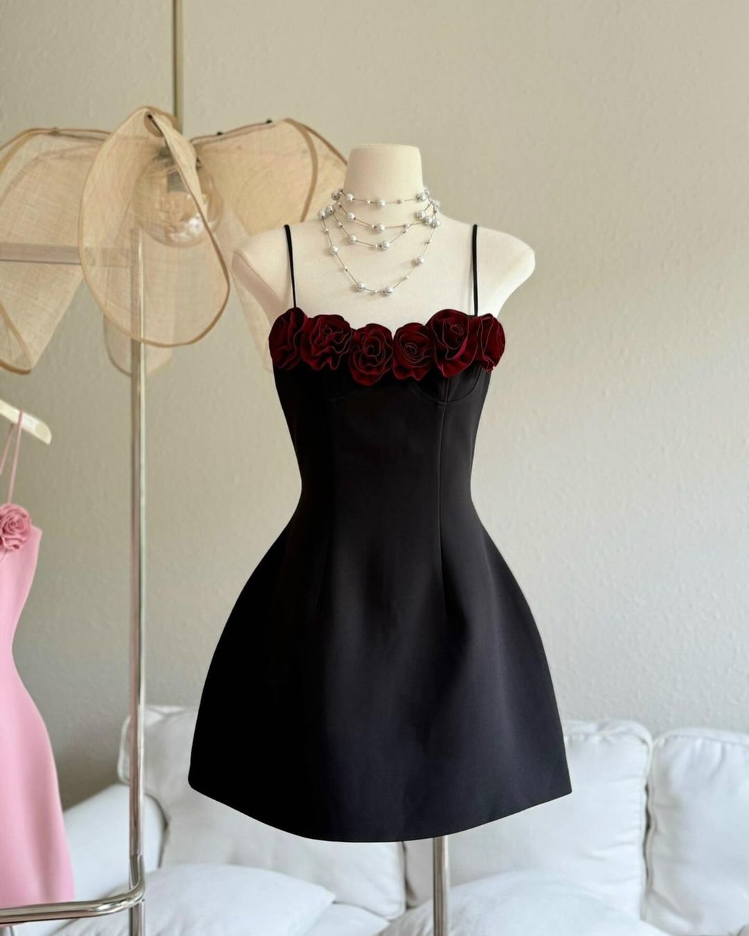 COLETTE FLOWER MINI DRESS FOR PARTY
