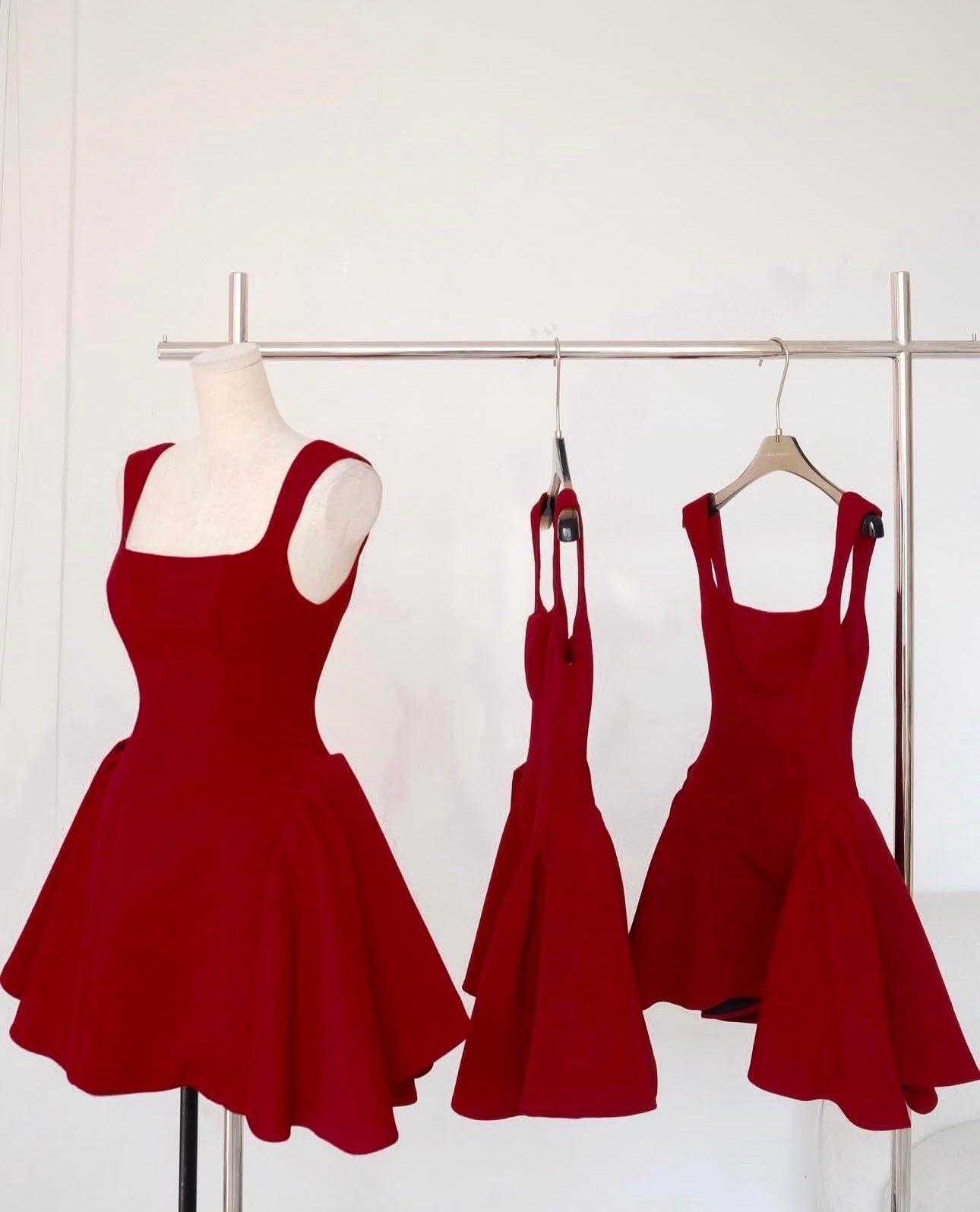 ANGELIE MINI DRESS FOR PARTY, A-LINE SILHOUETTE