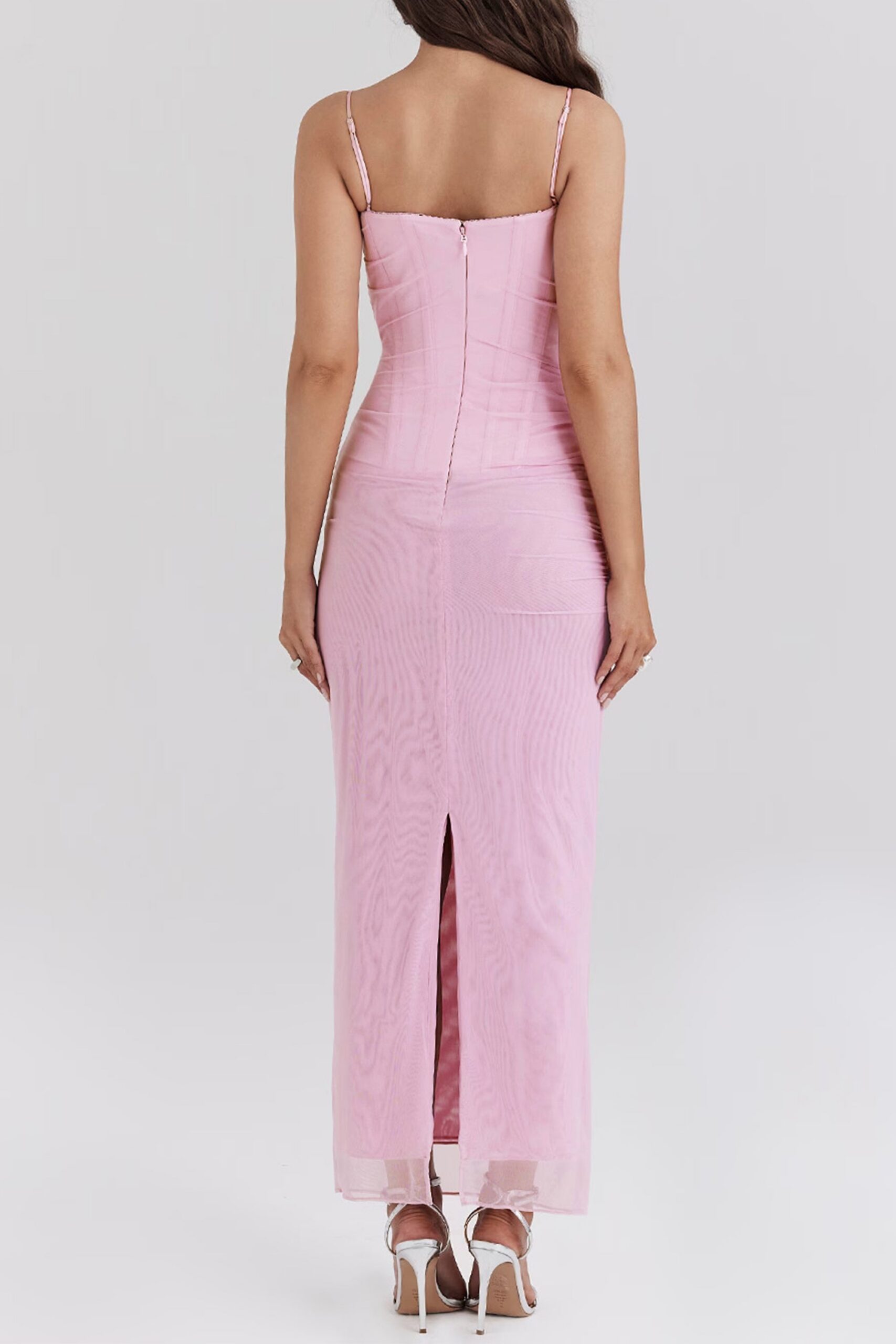 SYLVIE TULLE CORSET MAXI DRESS FOR WEDDINGS