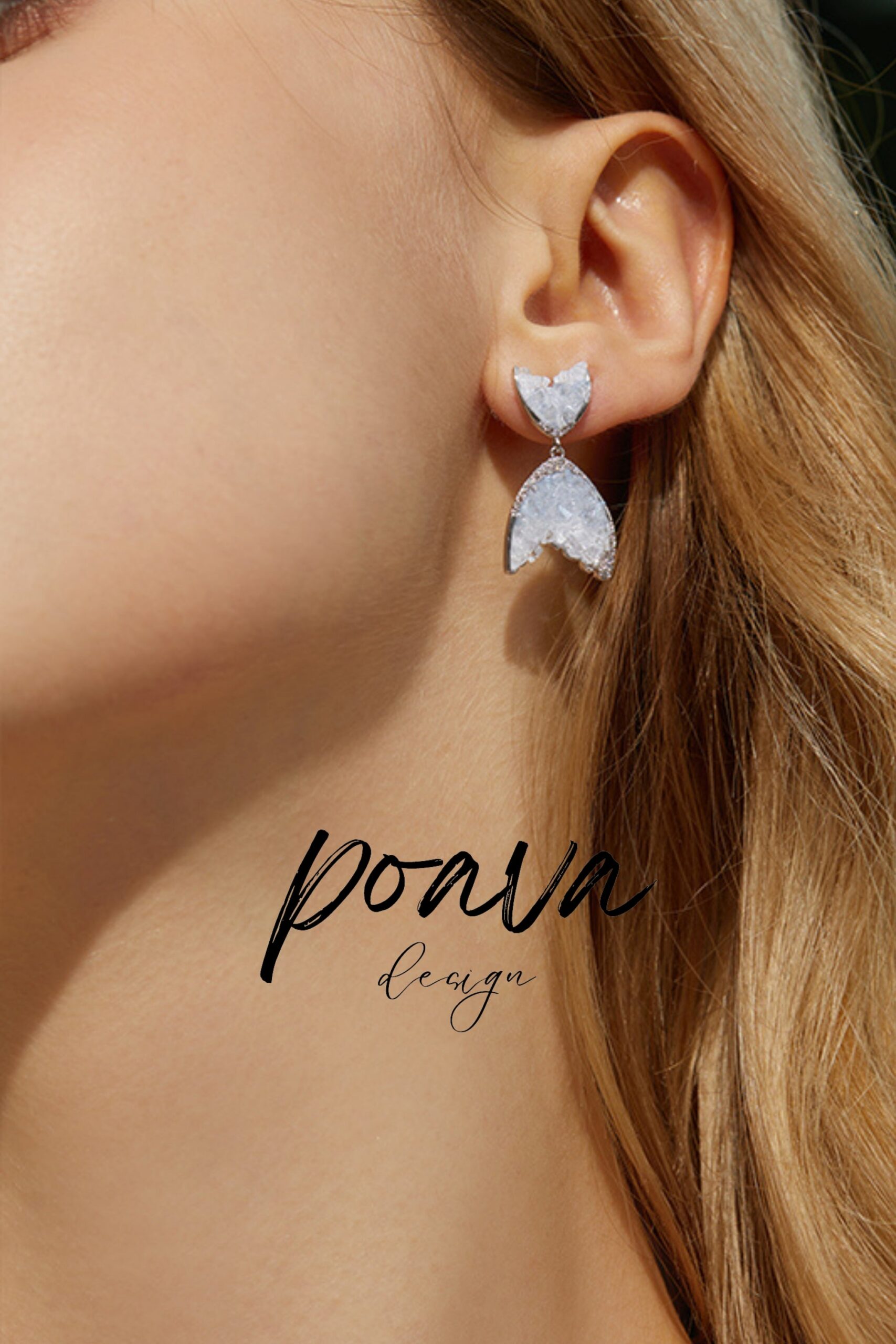 GLITTERING MERMAID EARRINGS FOR WEDDING PARTY