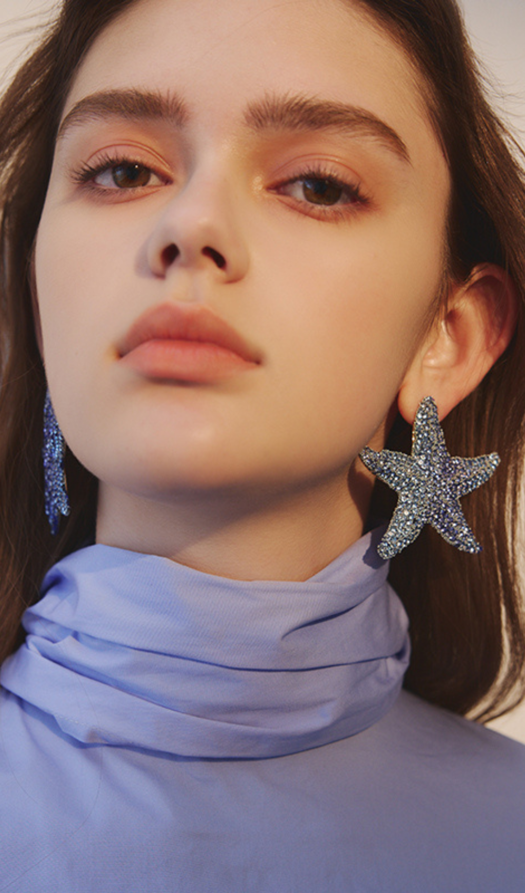 STARFISH DIAMOND DROP EARRINGS FOR WEDDINGS