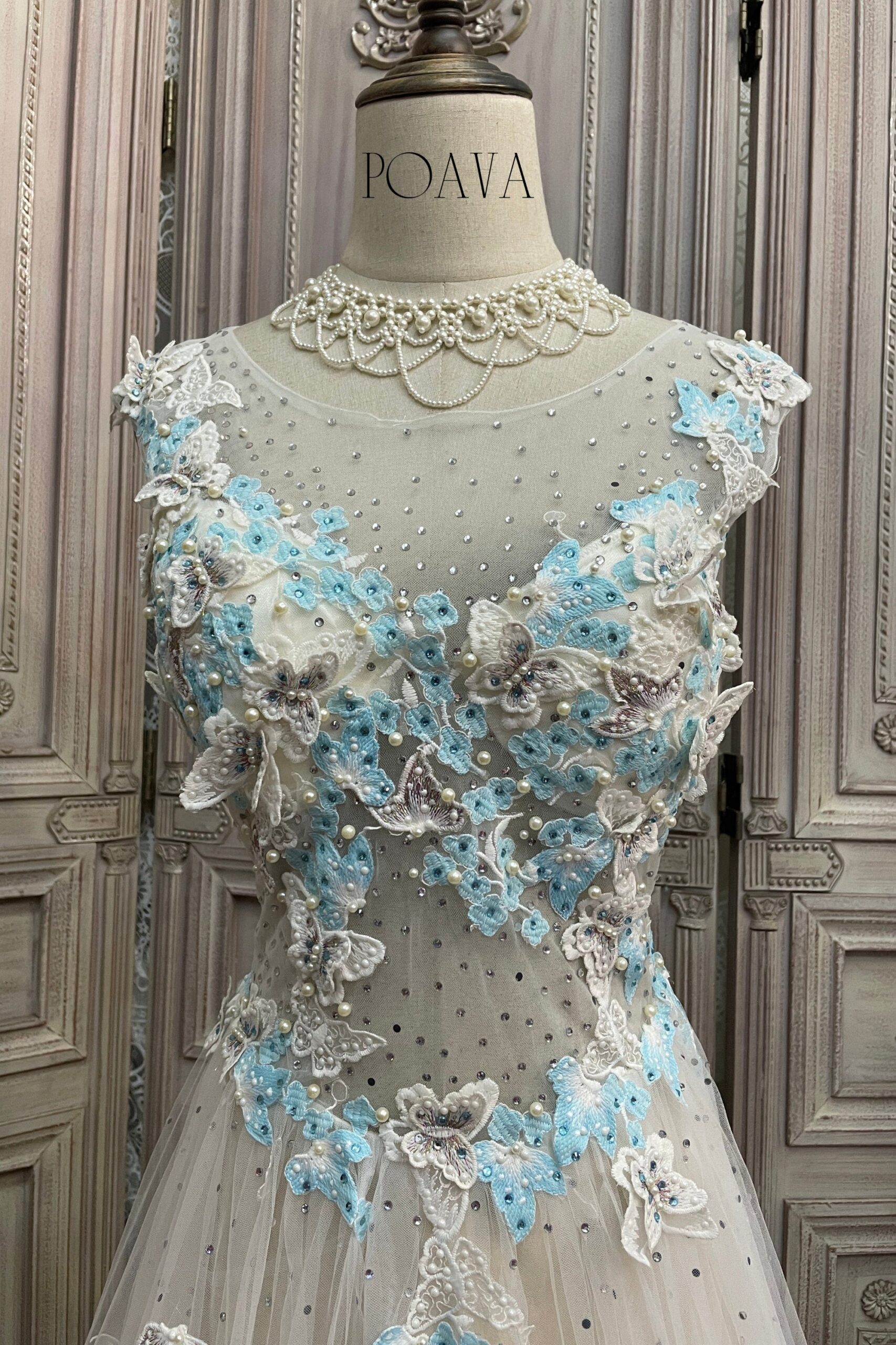 EMBELLISHED FLORAL MAXI DRESS FOR WEDDING GUEST