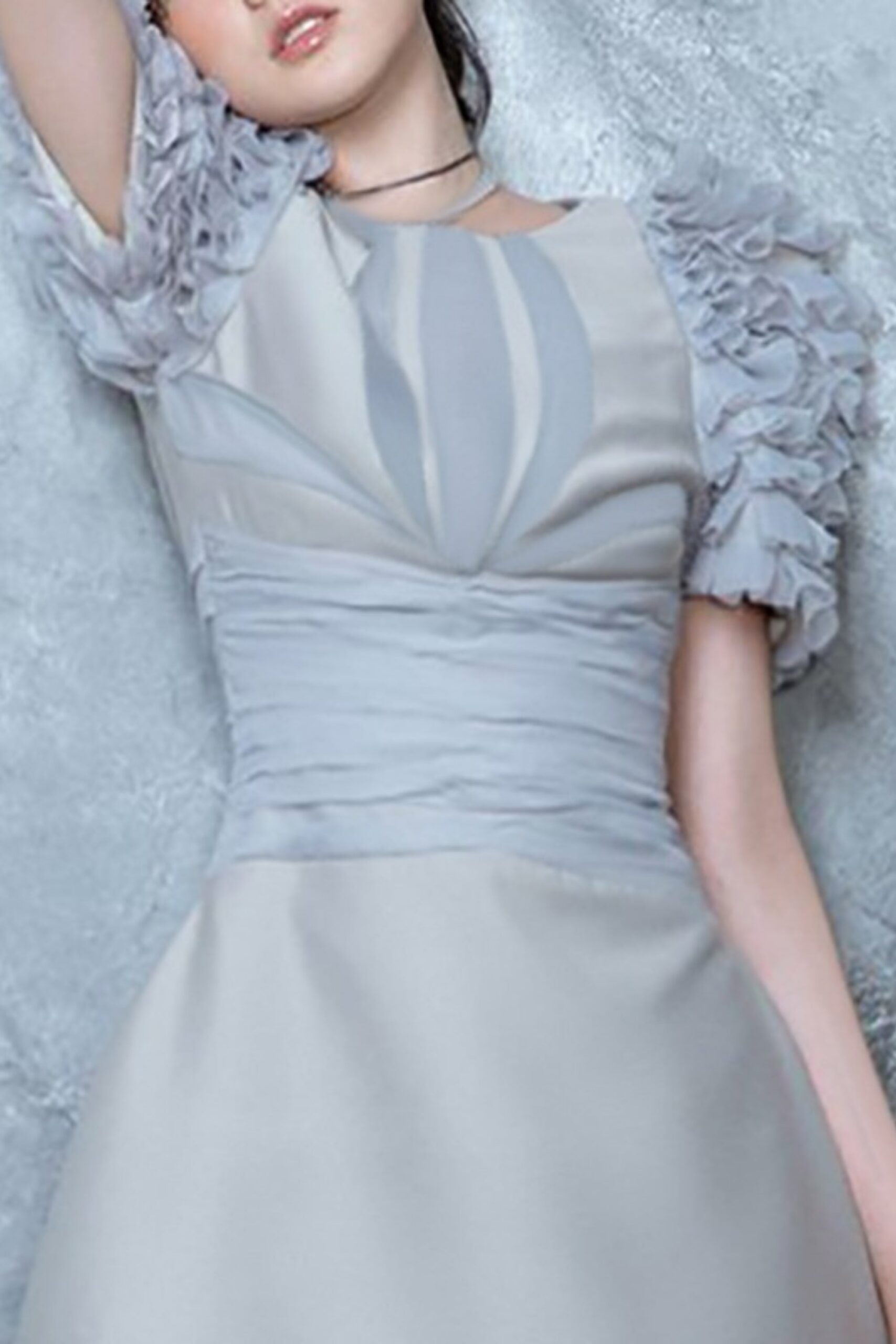 EMBELLISHED PUFF SLEEVE MINI DRESS FOR PARTY