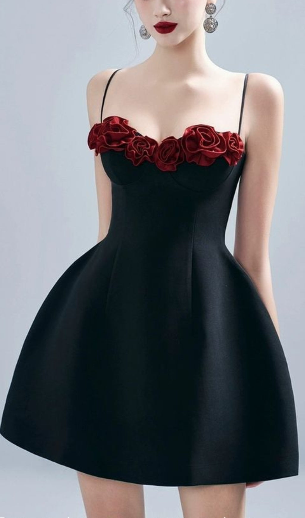 FLORAL BUSTIER STRAP MINI DRESS FOR PARTY