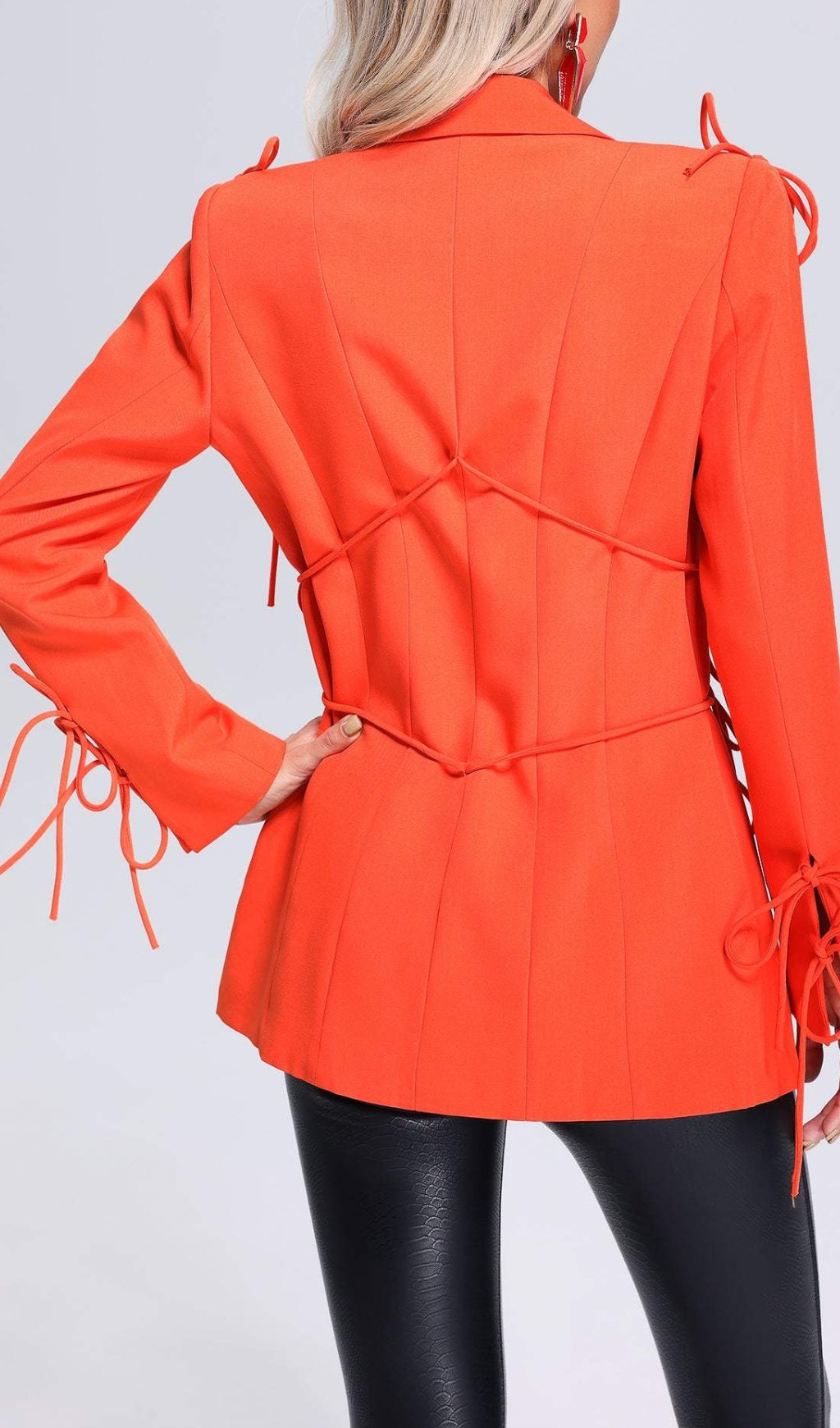 BOWKNOT BLAZER | TAILORED SILHOUETTE, WEDDING GUEST