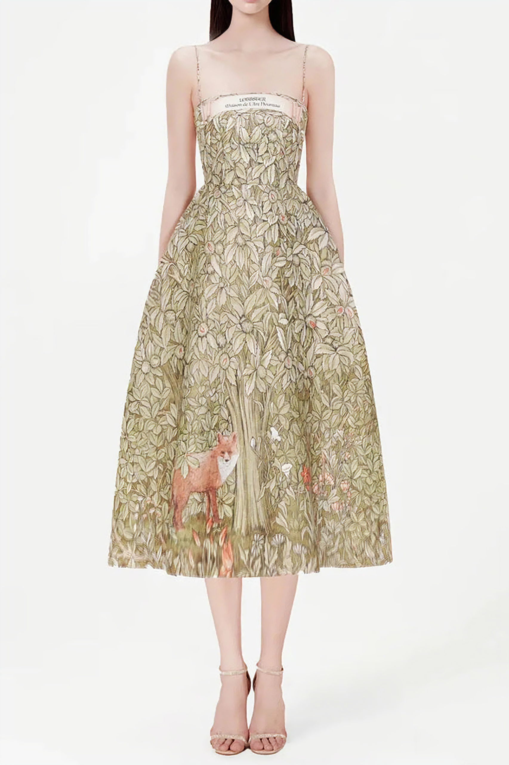 JUNGLE MIDI DRESS IN CHOCOLATE, BOHO CASUAL