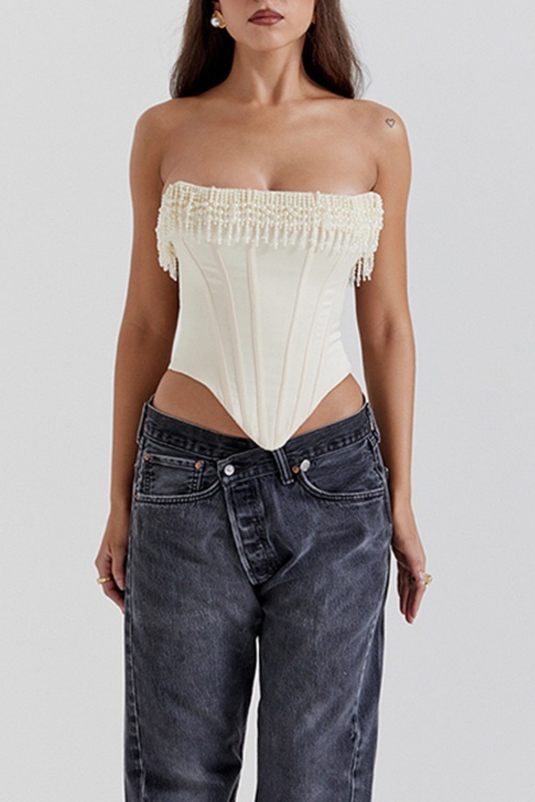 5_92503381-035e-4643-b1c9-0a115220bef1 NALINI FAUX-PEARL OFF-SHOULDER TOP