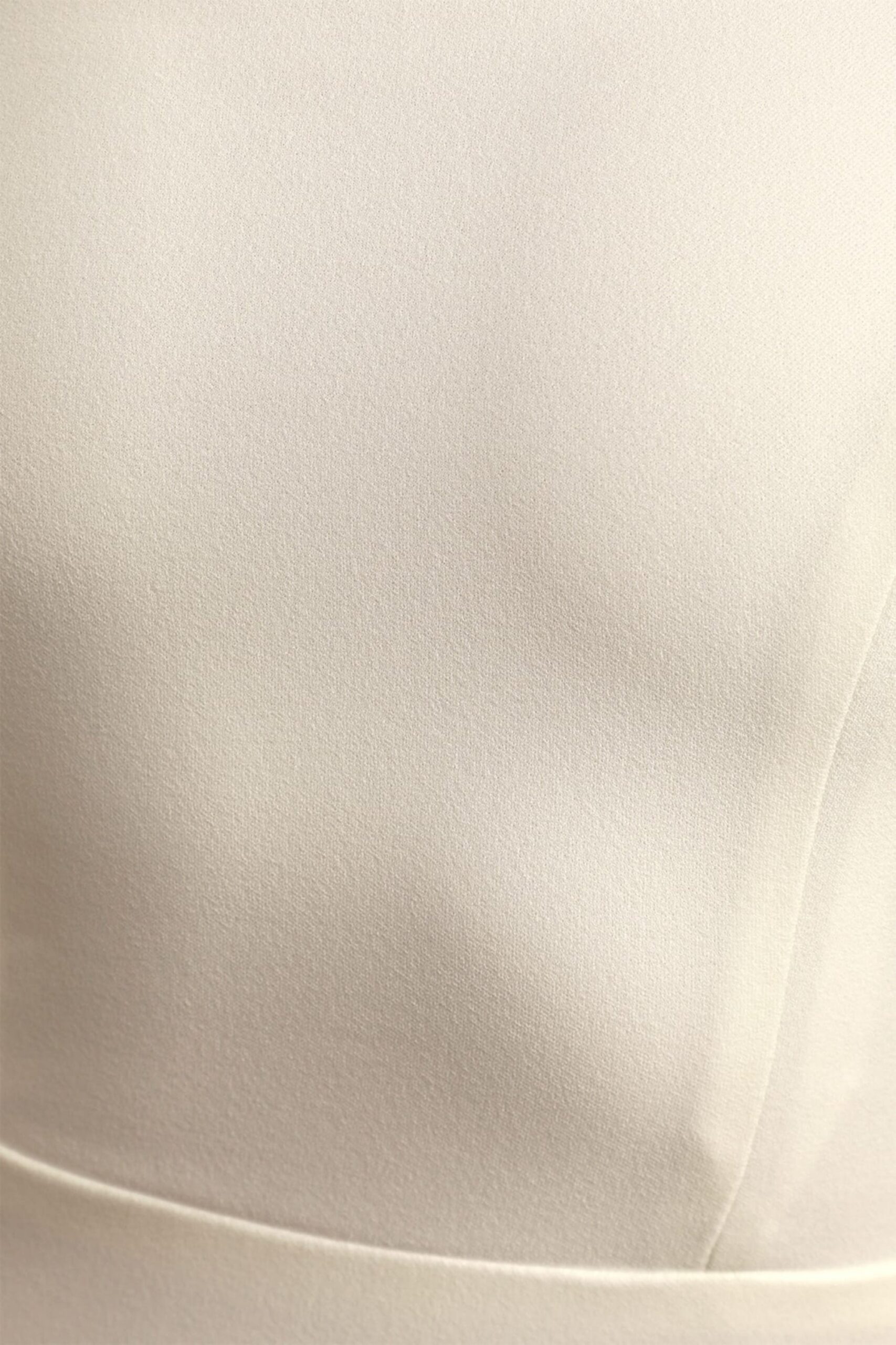 WHITE ONE-SHOULDER MERMAID MAXI PROM DRESS