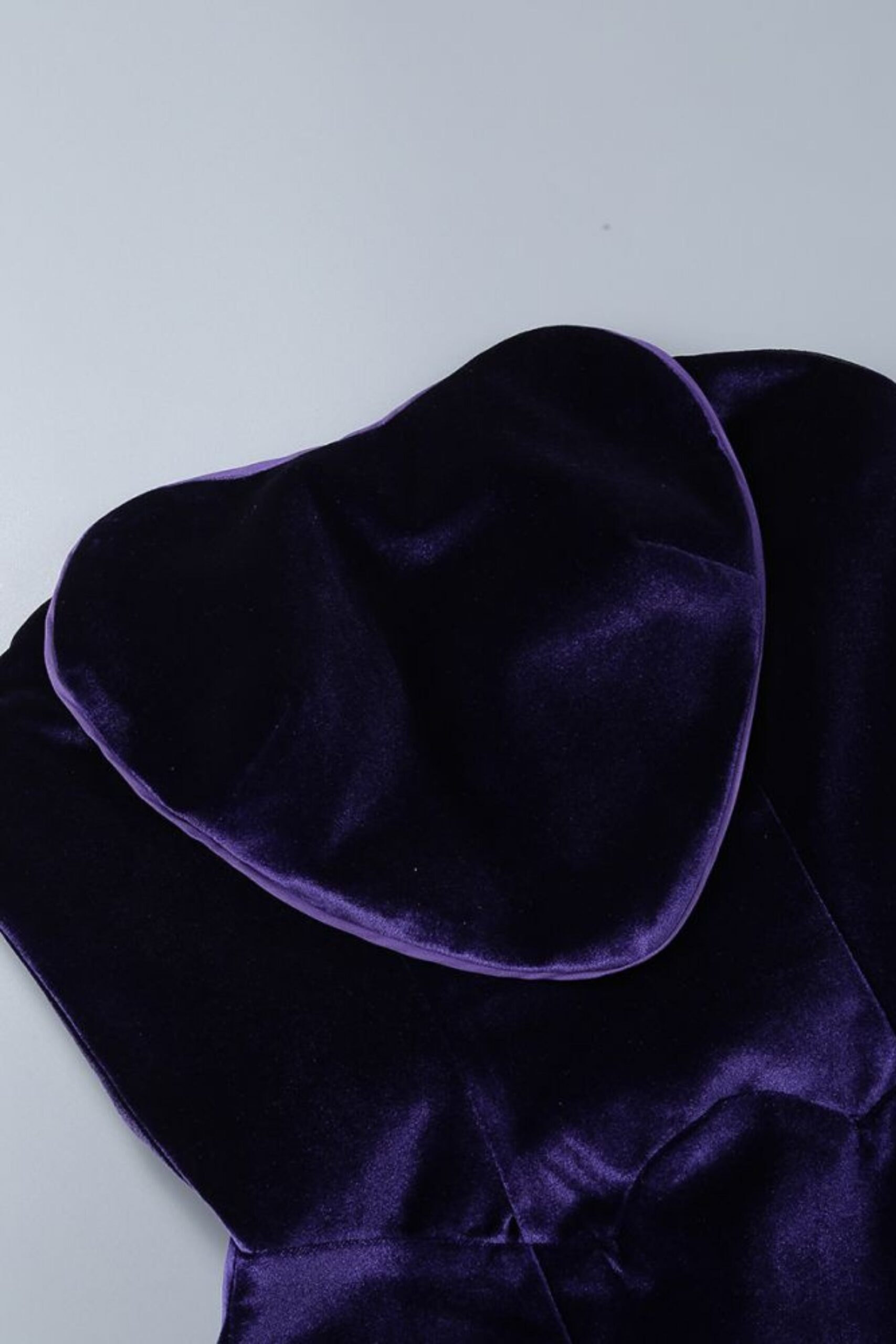 VELVET STRAPLESS PURPLE MINI DRESS FOR PARTY