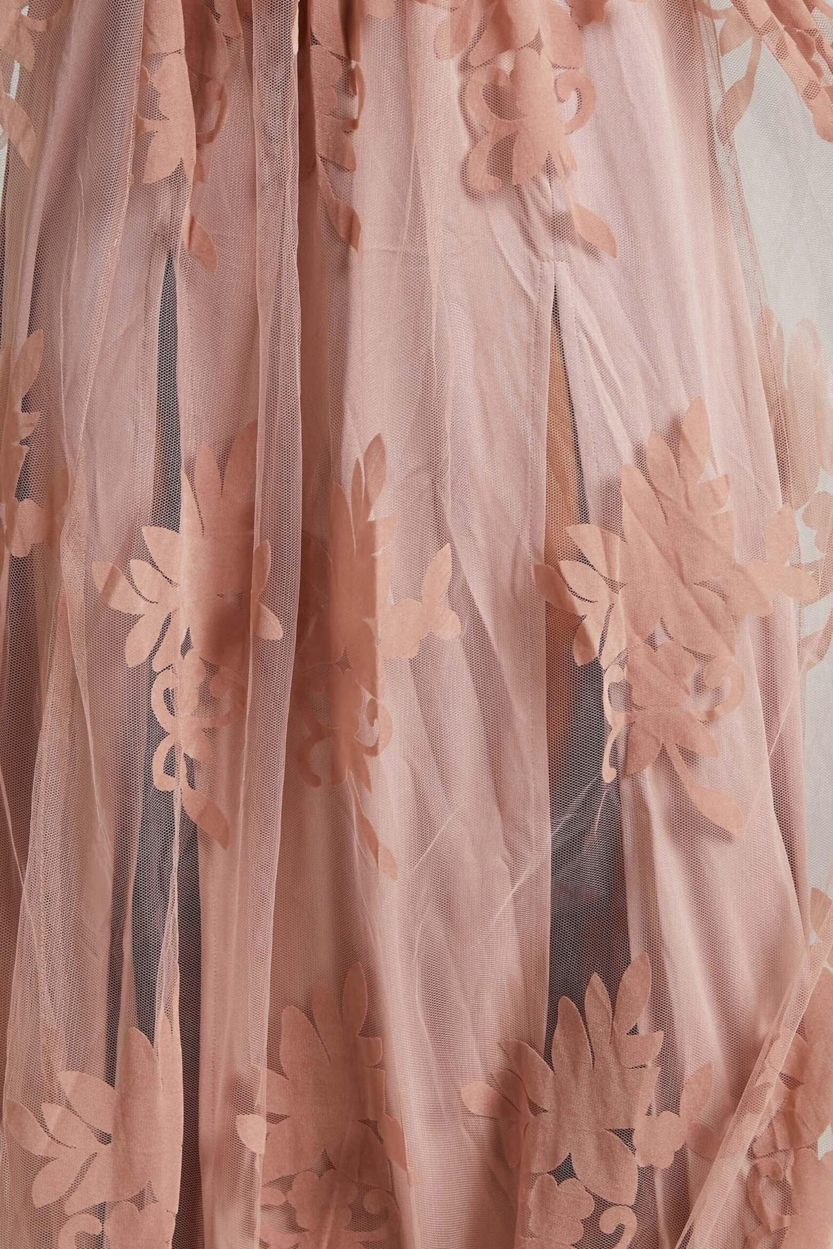 PROMENADE MAXI DRESS BLUSH | A-LINE WEDDING GUEST