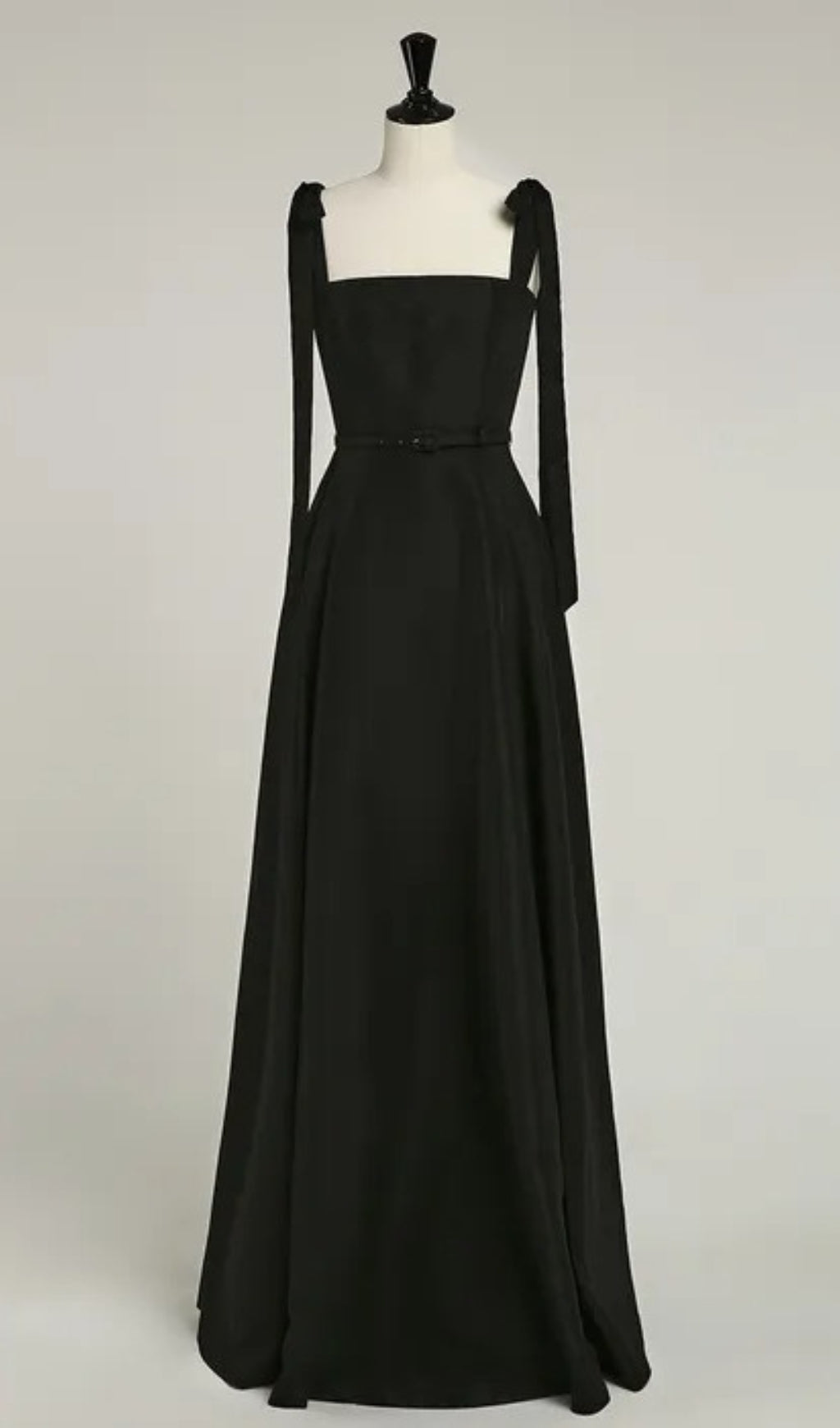 BLACK TIE SUSPENDER DRESS FOR FORMAL EVENTS
