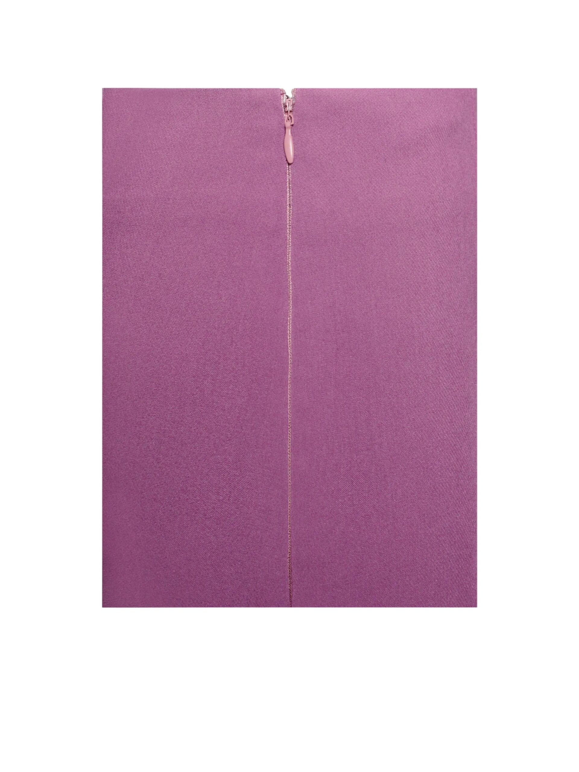 PURPLE CRYSTAL FRINGE 2PC SET PARTY OUTFIT