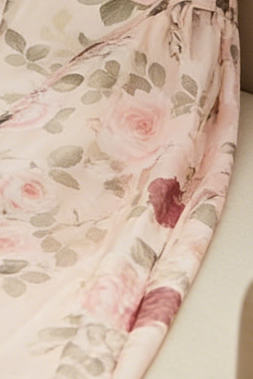 SLEEVELESS ROSE MESH MAXI DRESS, PRINT SUMMER