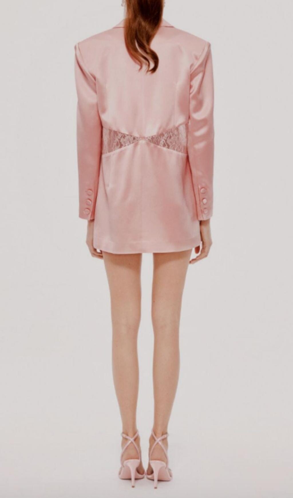LONG SLEEVE LACE BLAZER FOR WEDDING GUEST