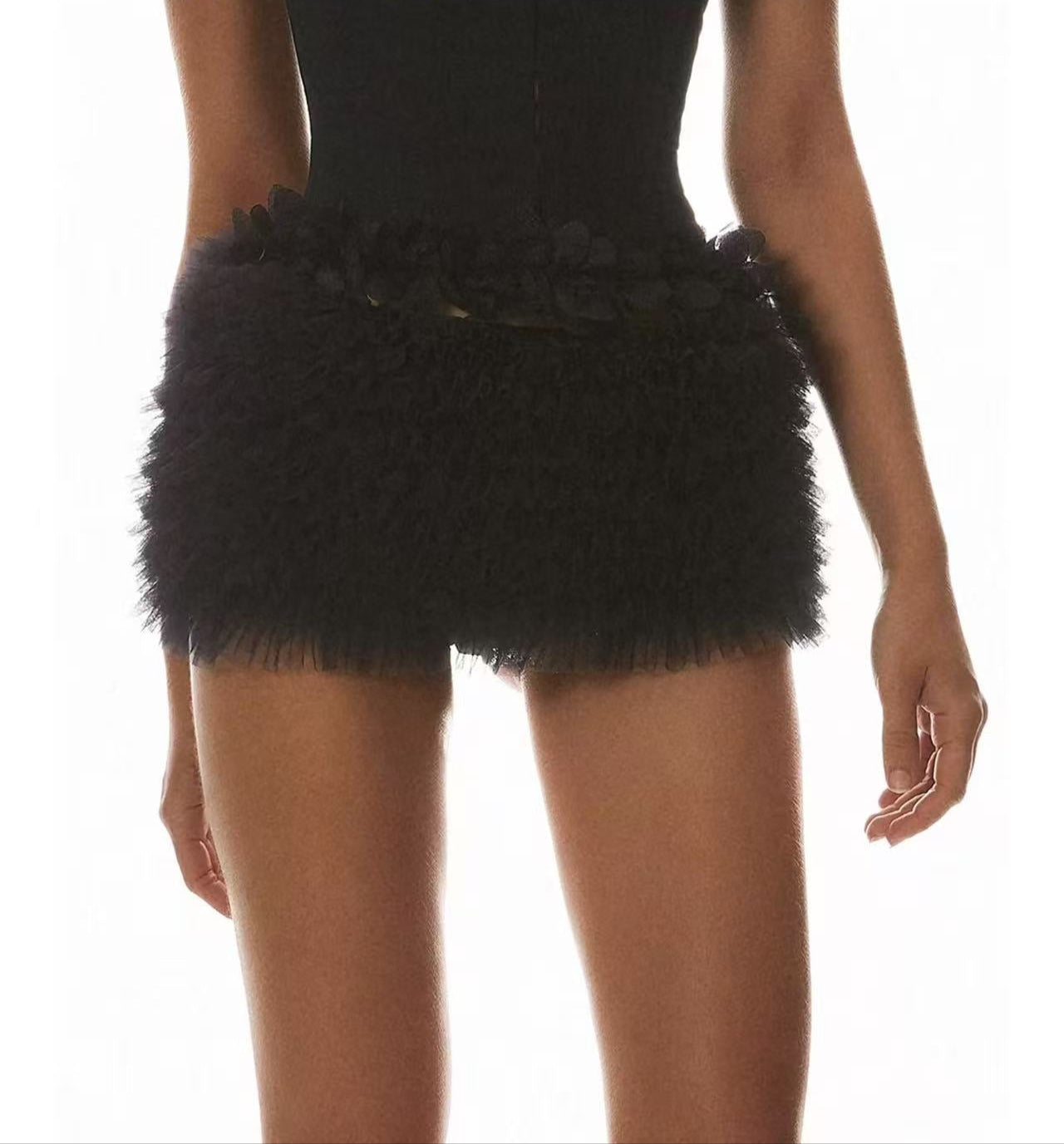 CORSET TOP SEQUIN EMBROIDERY STRAPLESS PARTY NIGHT