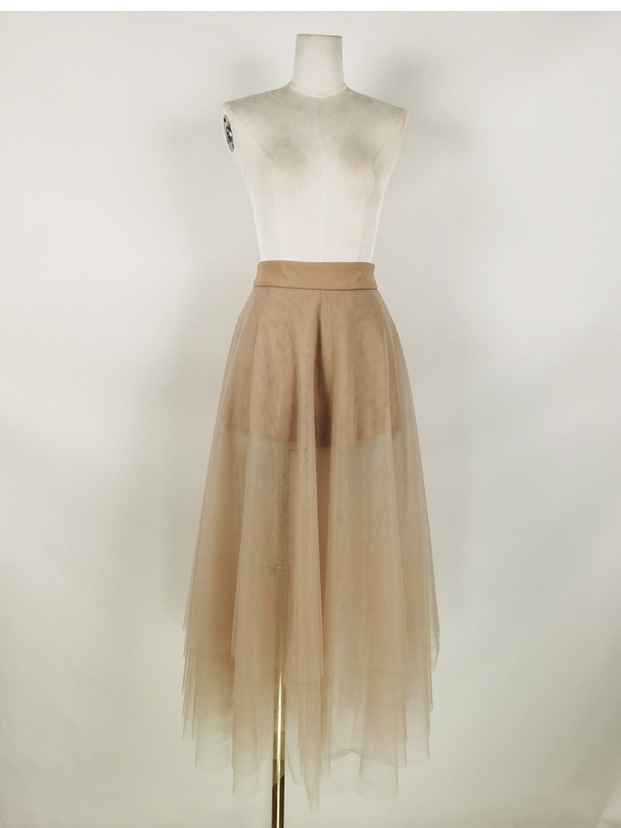 APRICOT LAYERED MIDI DRESS SET