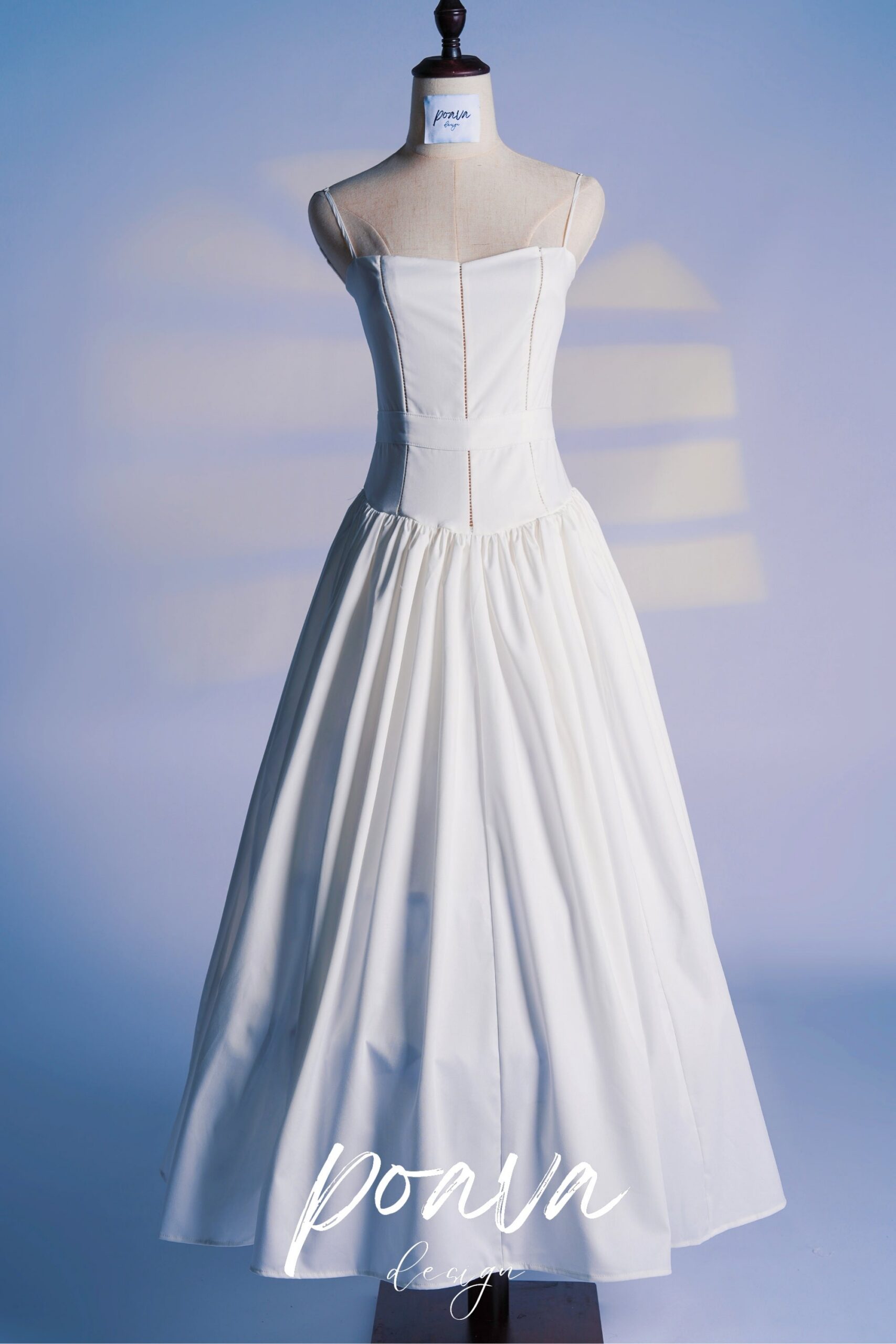 WHITE COTTON MAXI SUNDRESS FOR SUMMER