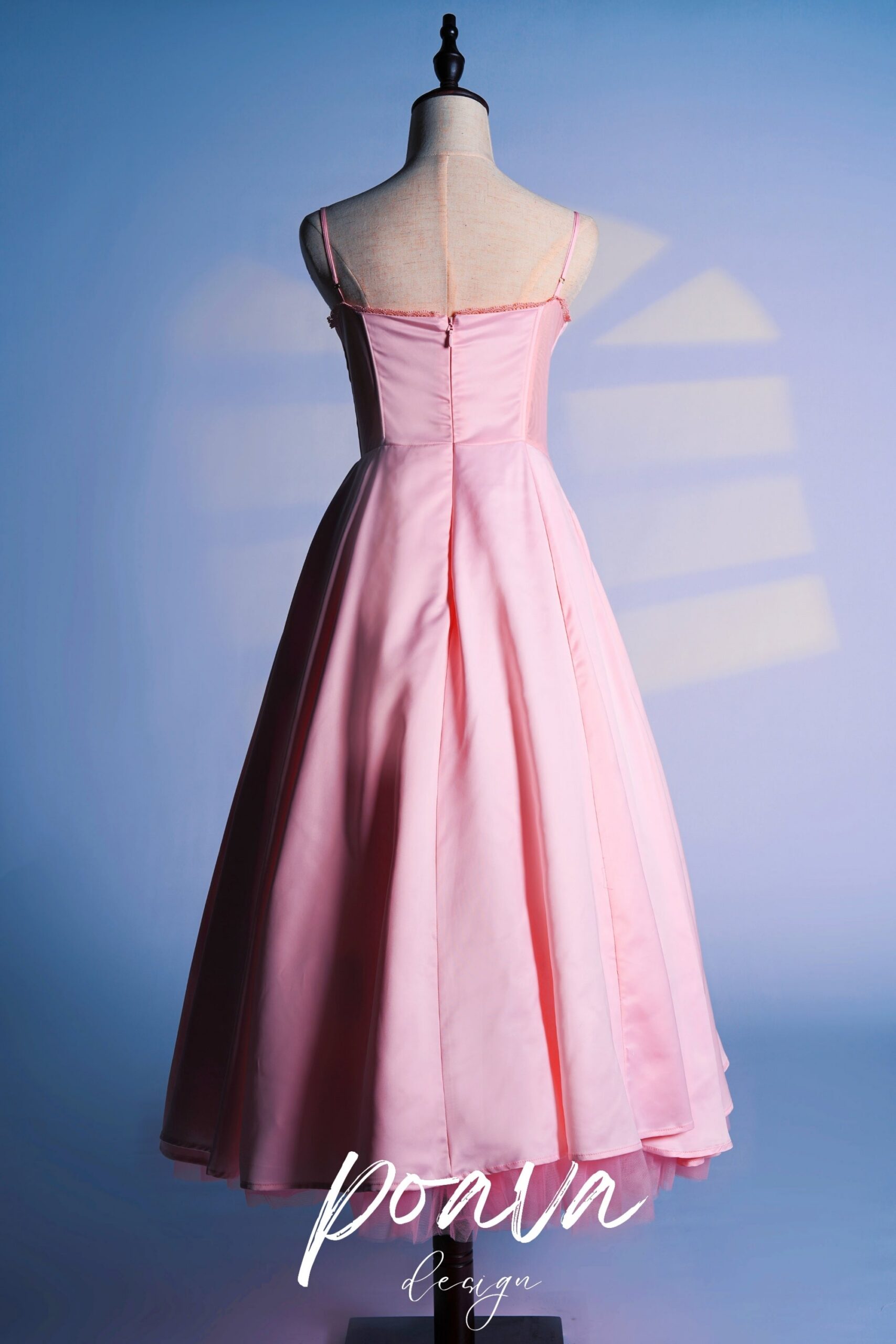 BALLERINA PINK MIDI DRESS FOR WEDDING GUEST
