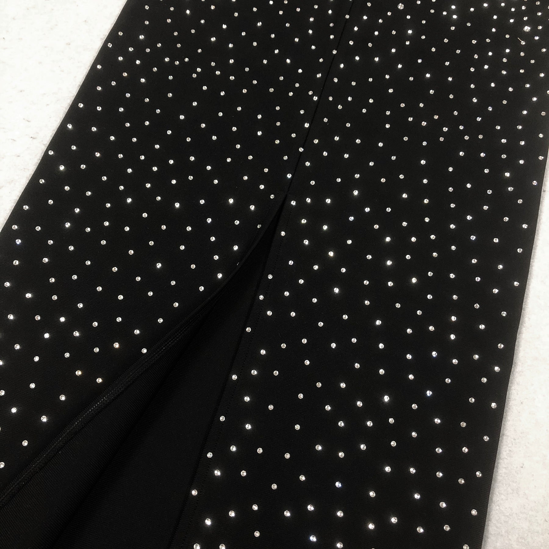 CRYSTAL VELVET SINGLET MAXI DRESS IN BLACK