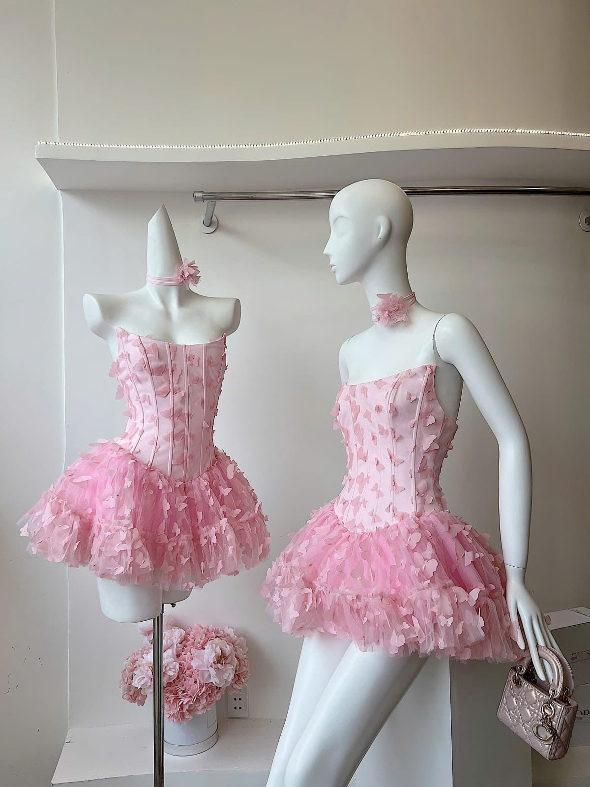 ADARA BUTTERFLY CORSET MINI DRESS FOR PARTY